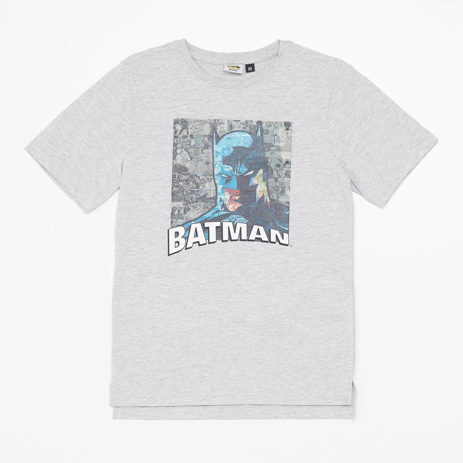Licencias Shirt Batman Grijs Shirt Jongens DC Comics