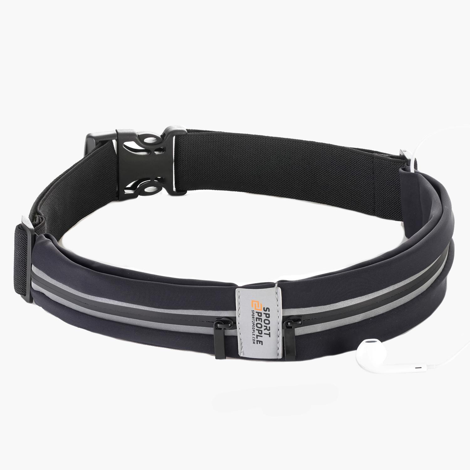 Sport2people Classic - Negro - Riñonera Running talla T.U.