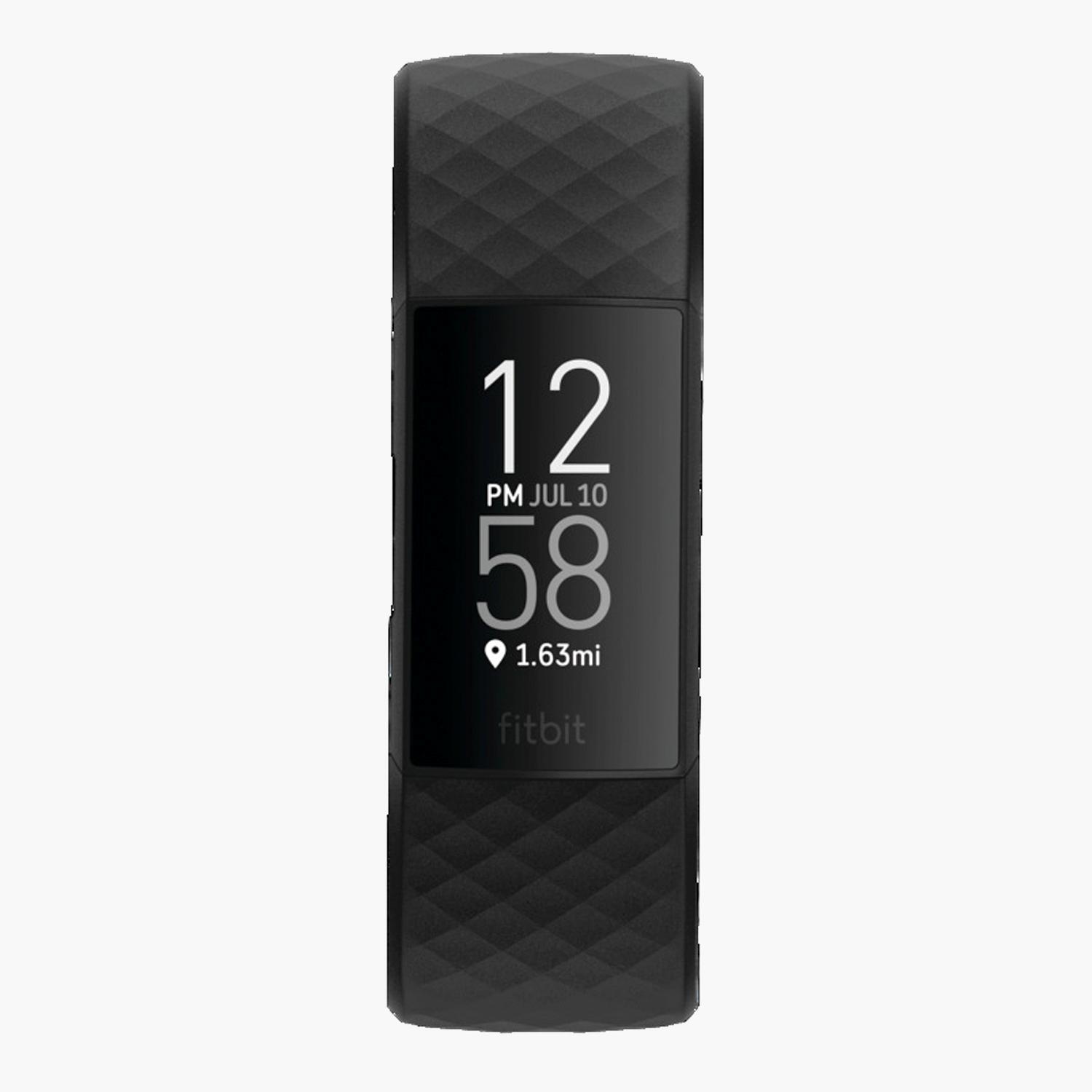 Pulseira Atividade Fitbit Charge 4 - Preto - Running tamanho T.U.