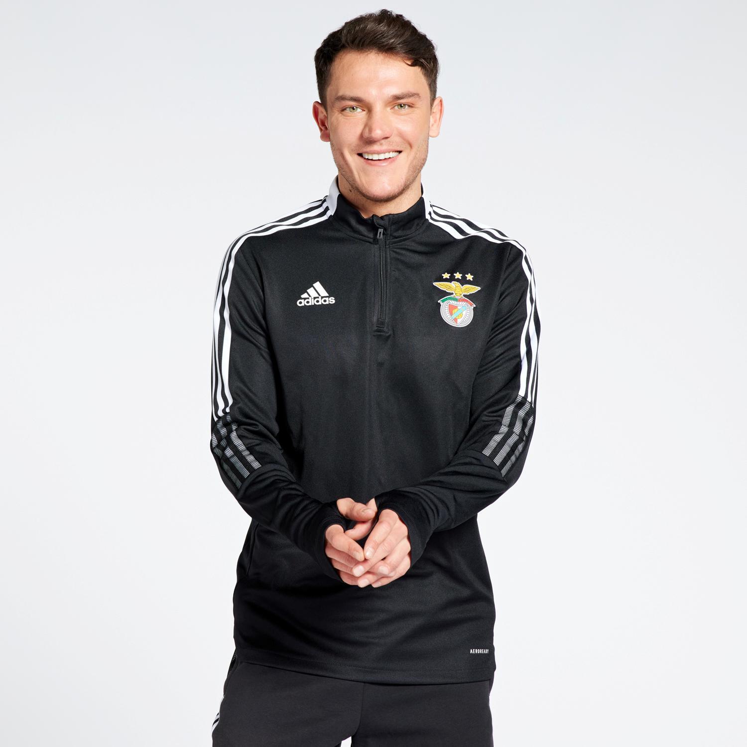 Sudadera Benfica Lisboa - Negro - Sudadera Cremallera Hombre talla