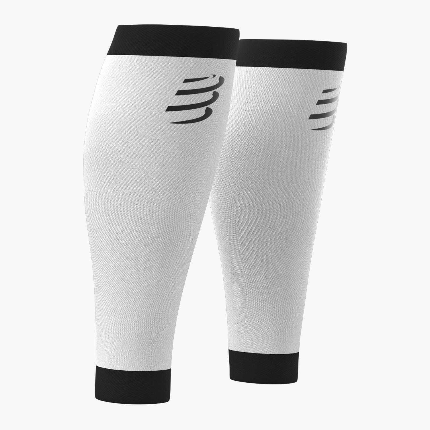 Jambière Compressport - Blanc - Jambières de compression Running sports taille S
