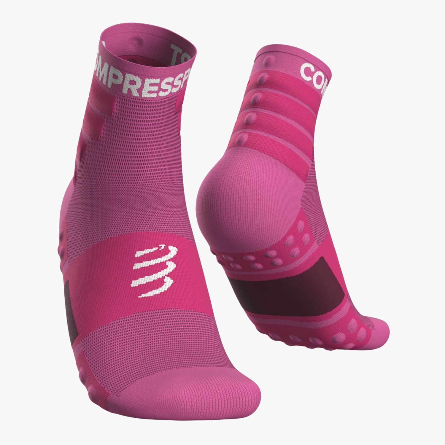 Chaussettes Compressport - Rose - Chaussettes Running Homme sports taille L