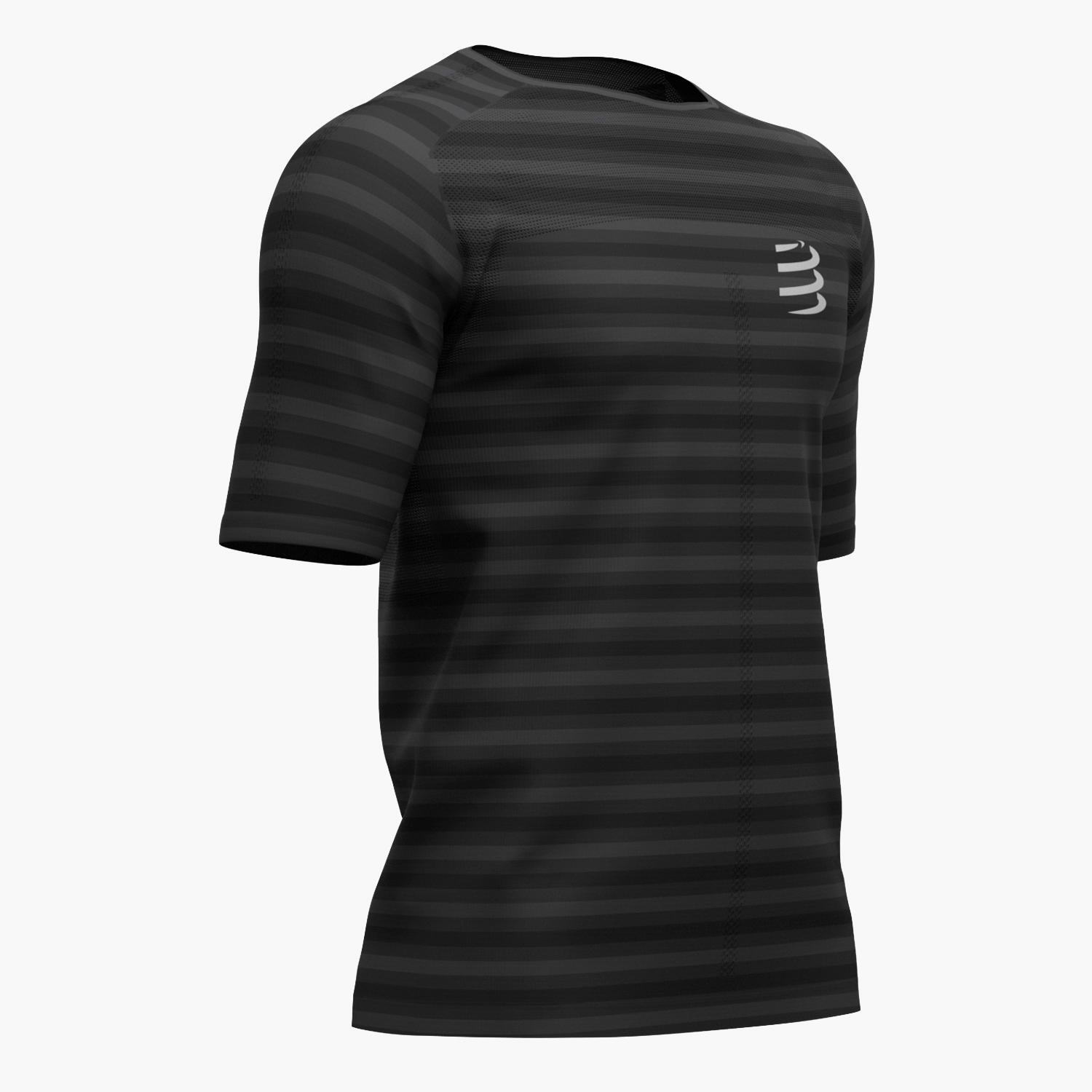 Compressport Performance SS - Noir - T-shirt de course à pied homme sports taille L
