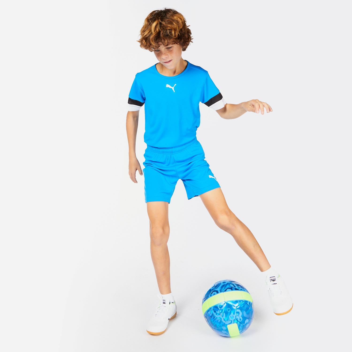 Puma Teamrise Blauw Voetbalbroek Jongens