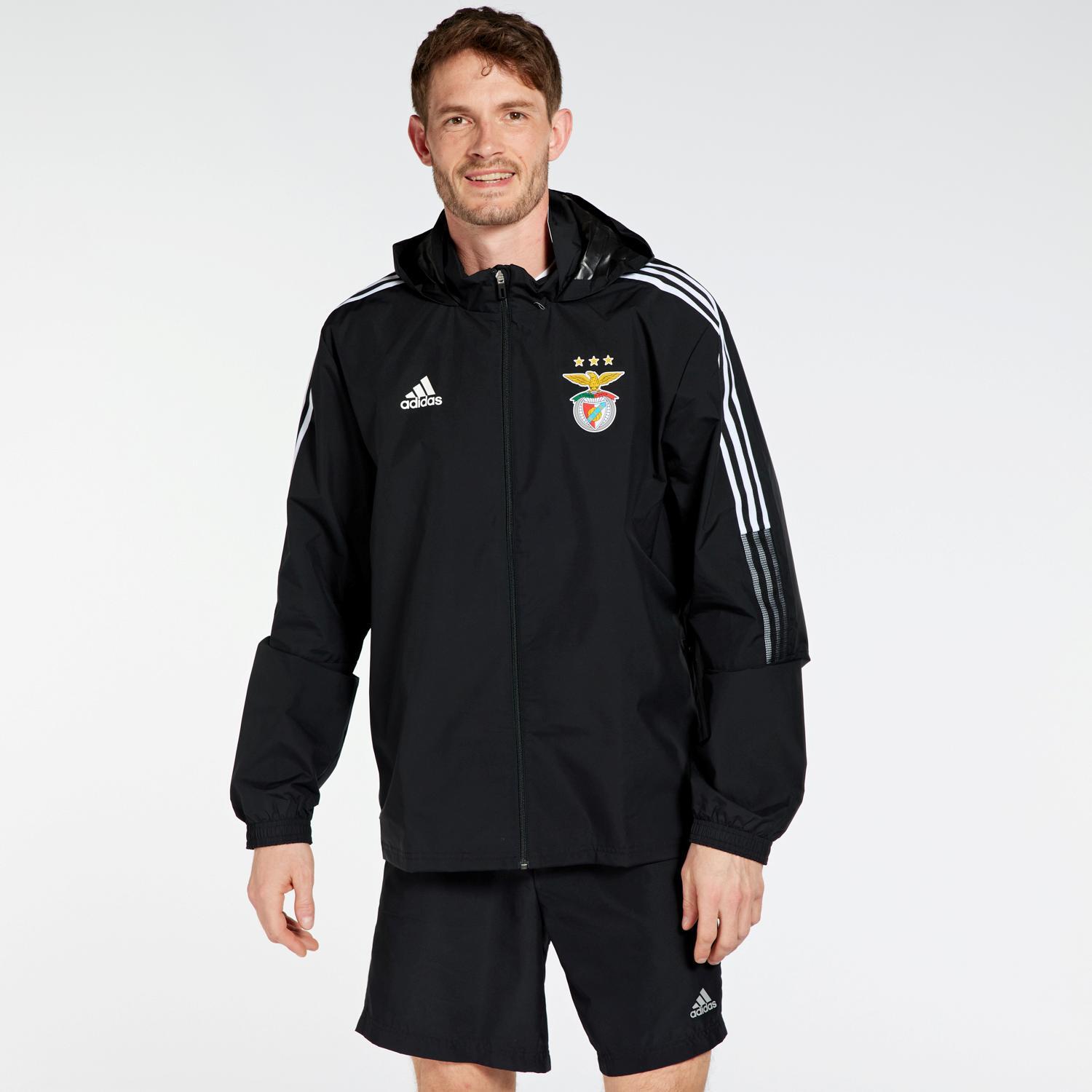 Sudadera Cremallera Benfica - Negro - Sudadera Fútbol Hombre talla