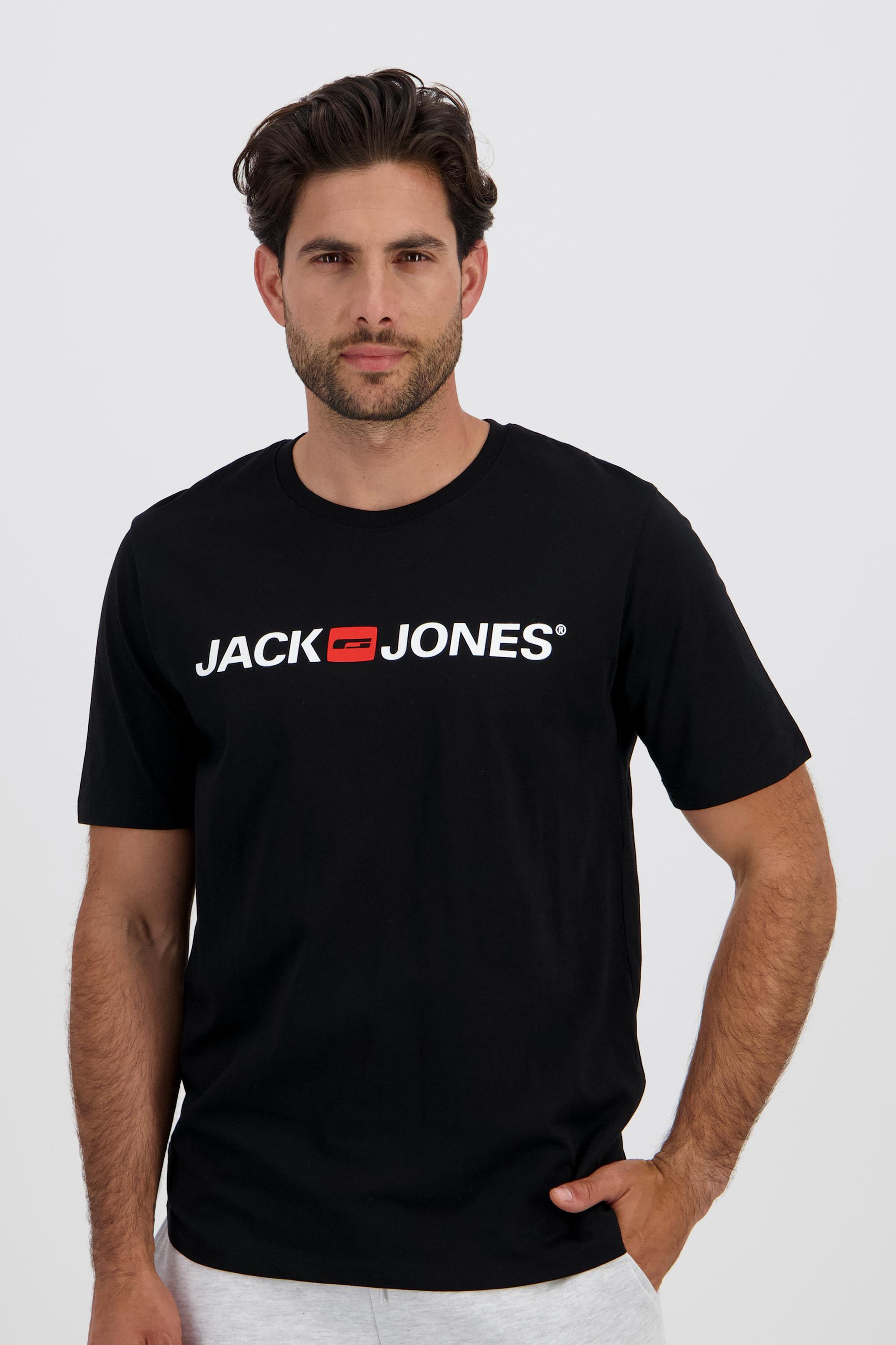 T-shirt Jack & Jones - Preto - Algodão Homem tamanho M