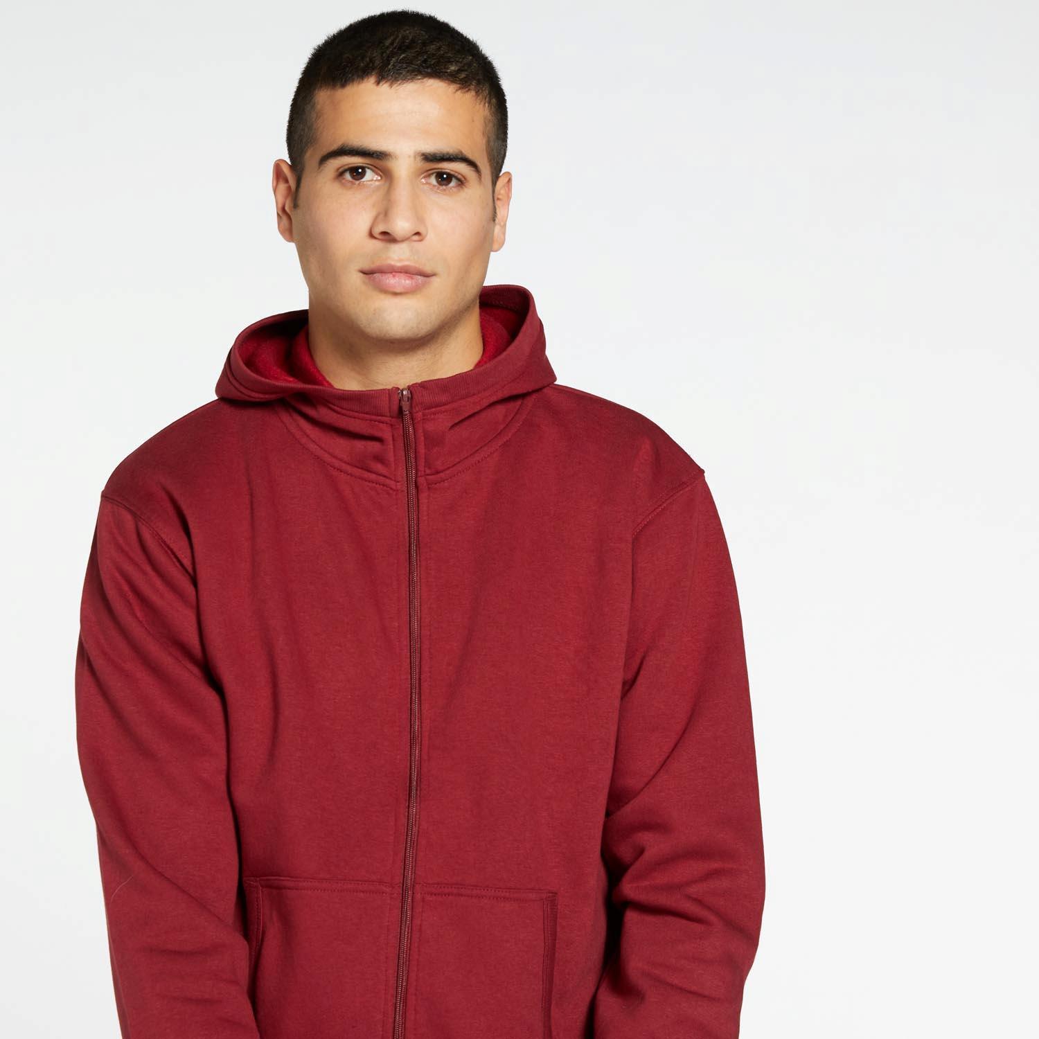 Roly Montblanc - Granate - Sudadera Capucha Hombre talla M