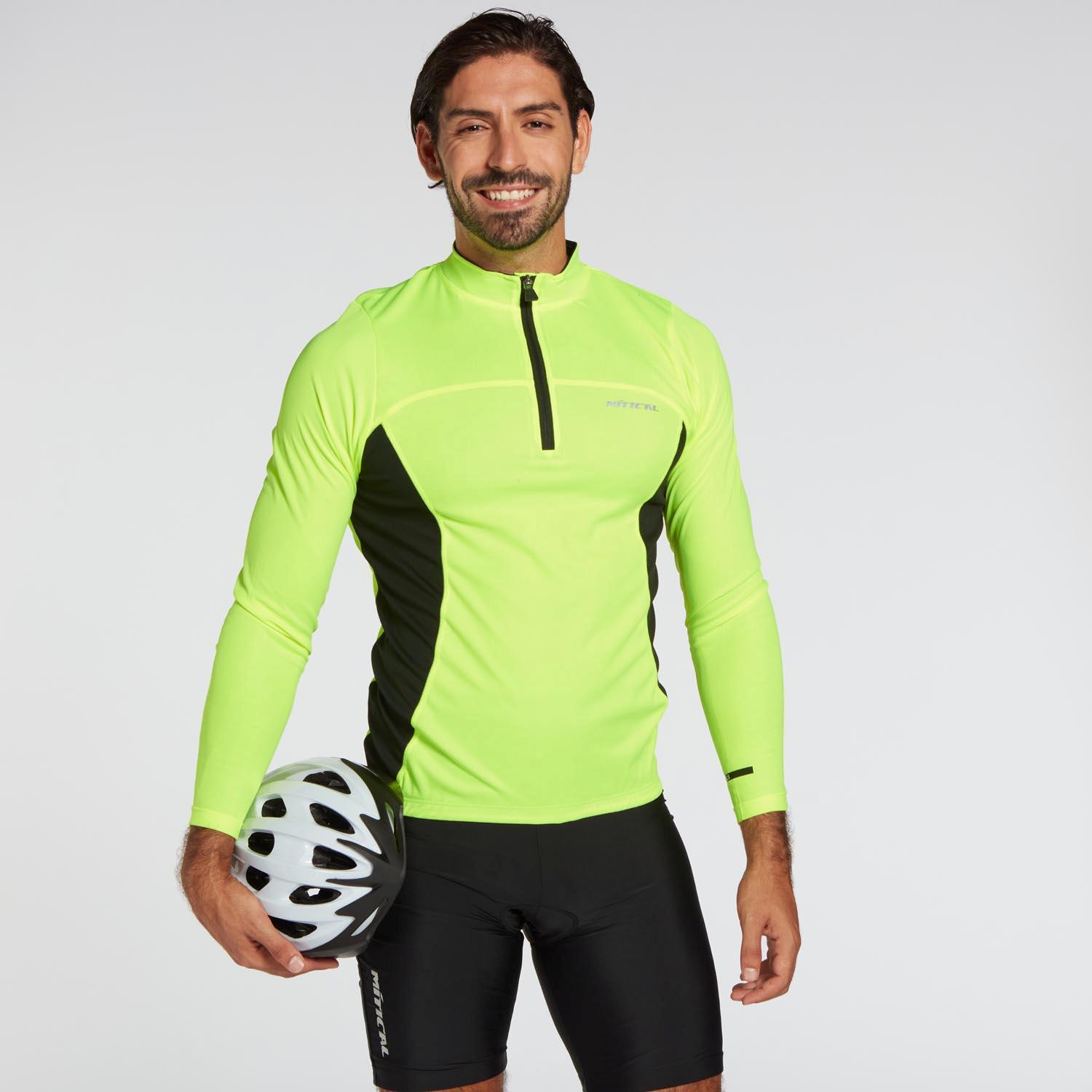 Mitical Bronce - Jaune - Maillot Cyclisme Homme sports taille S