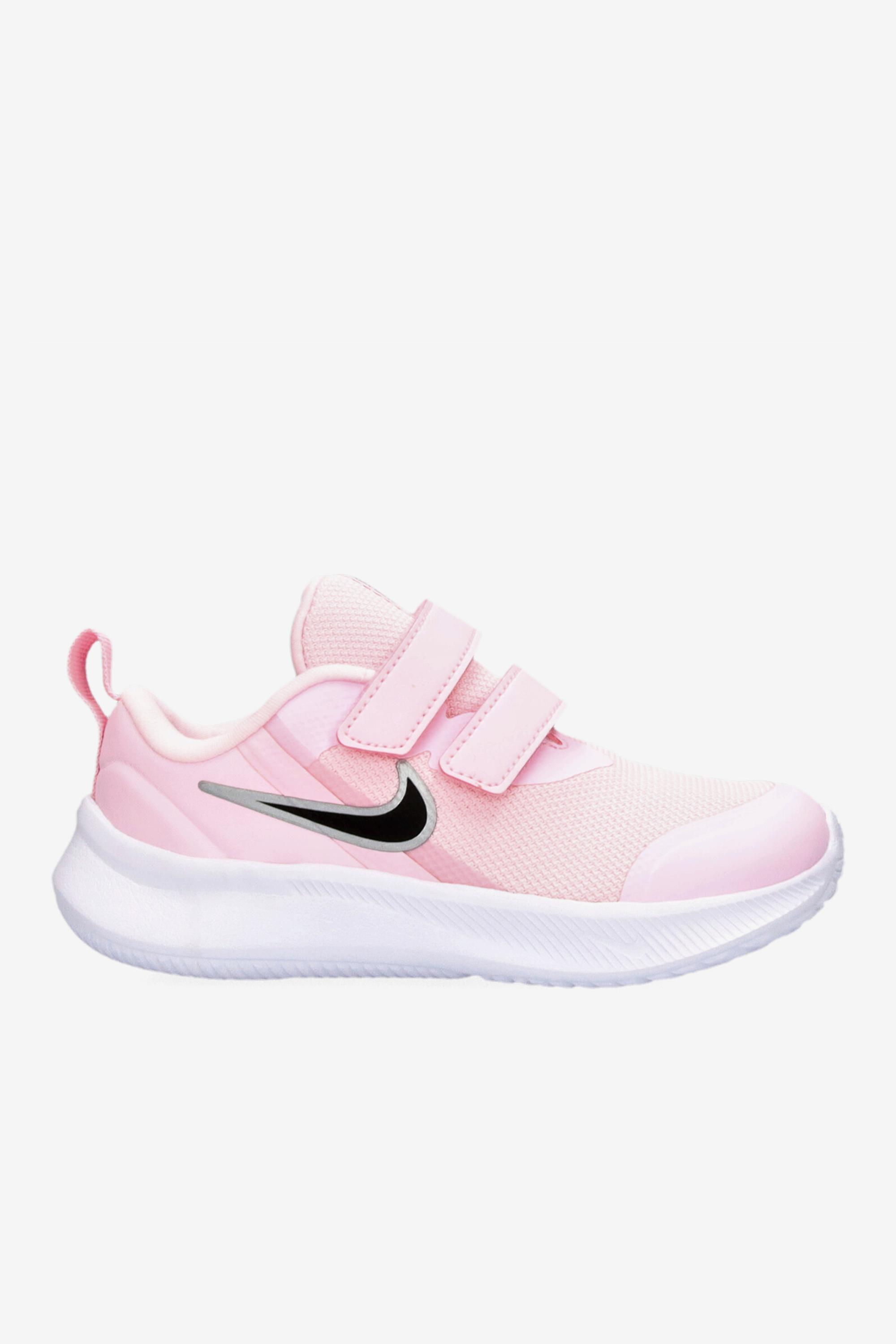 Star Runner 3 - Rosas - Zapatillas Velcro Niña