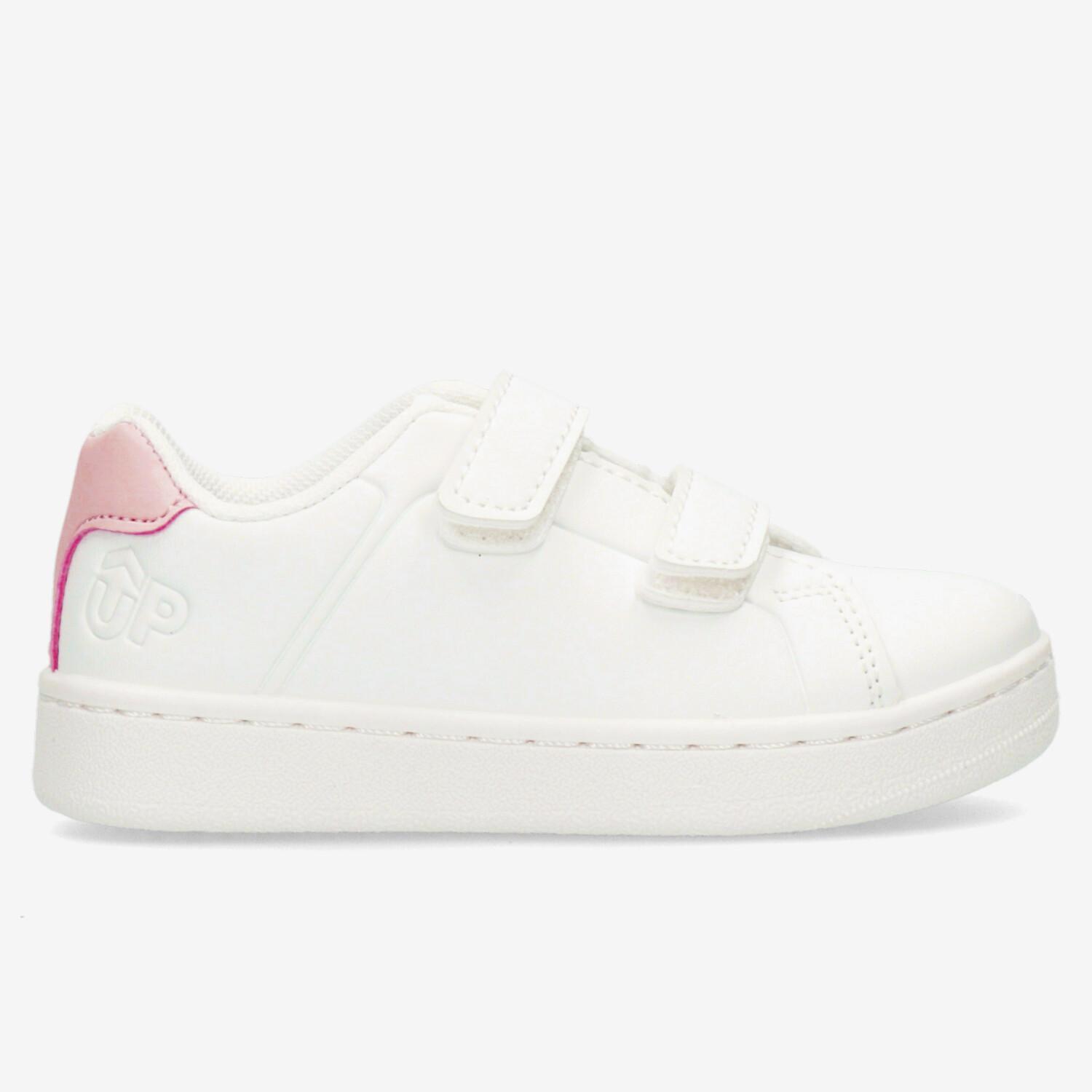 Up Arena - Blanc - Chaussures Velcro Fille sports taille 19