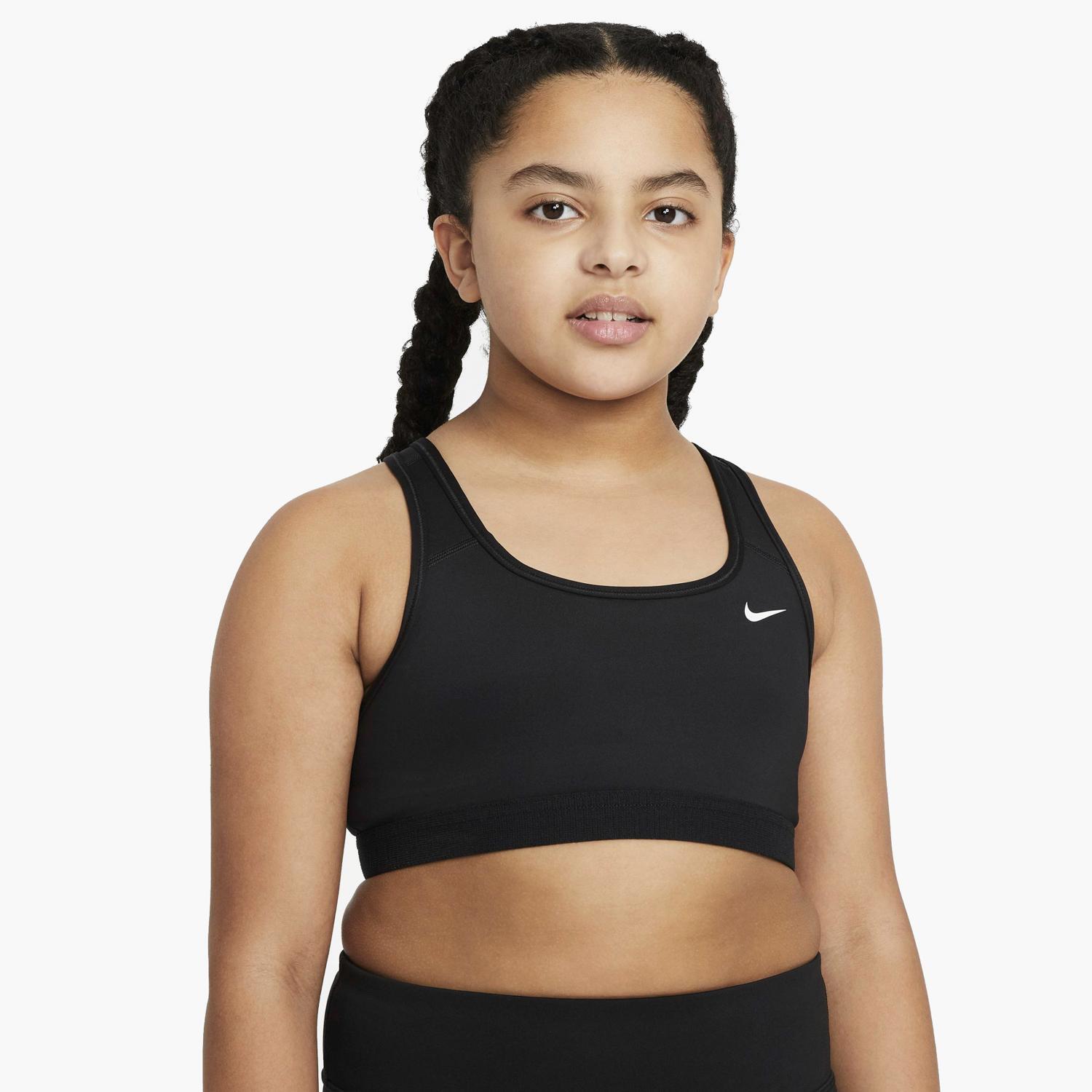 Nike Swoosh - Negro - Top Deportivo Chica