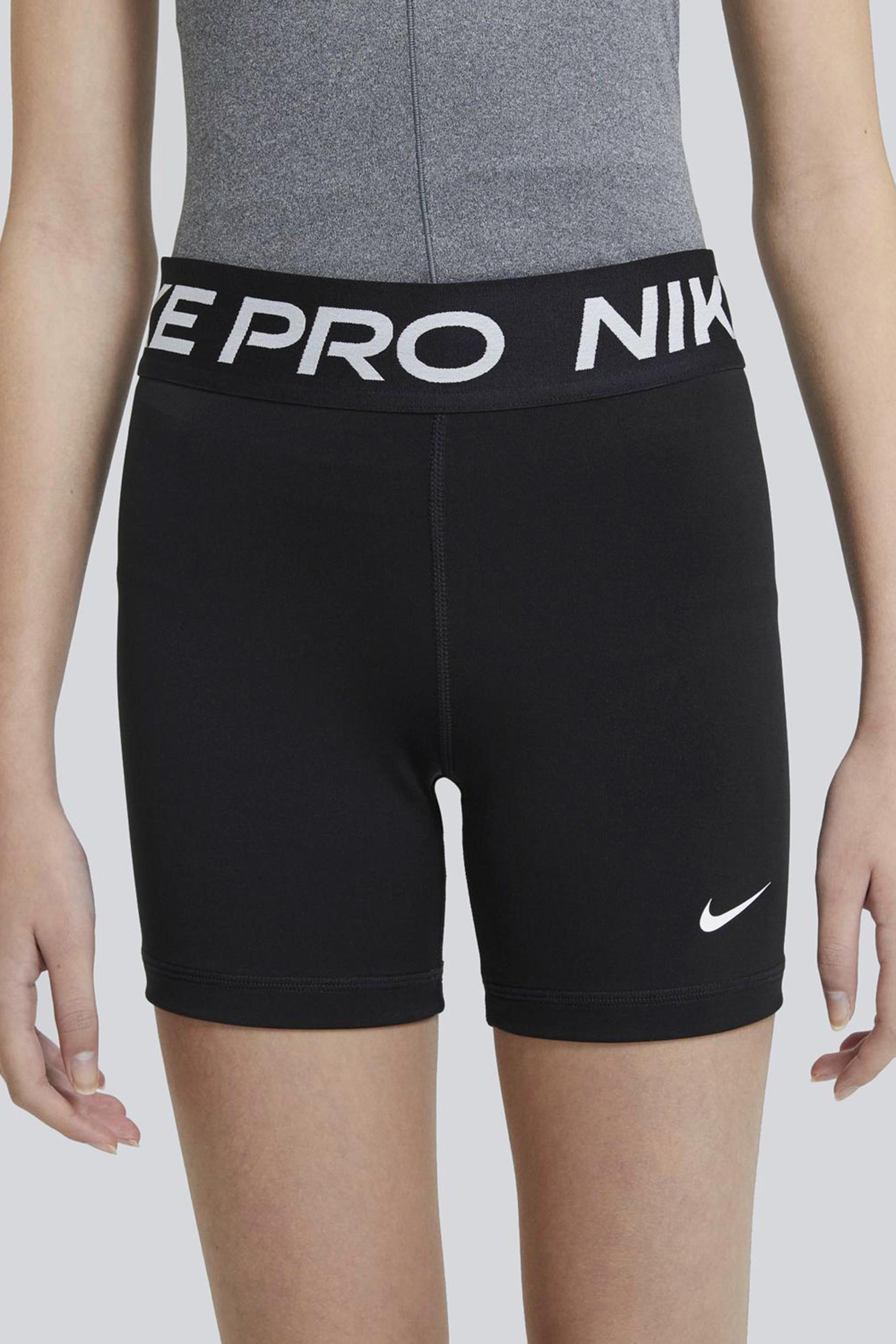 Pro - Negro - Mallas Cortas Niña talla 10/12