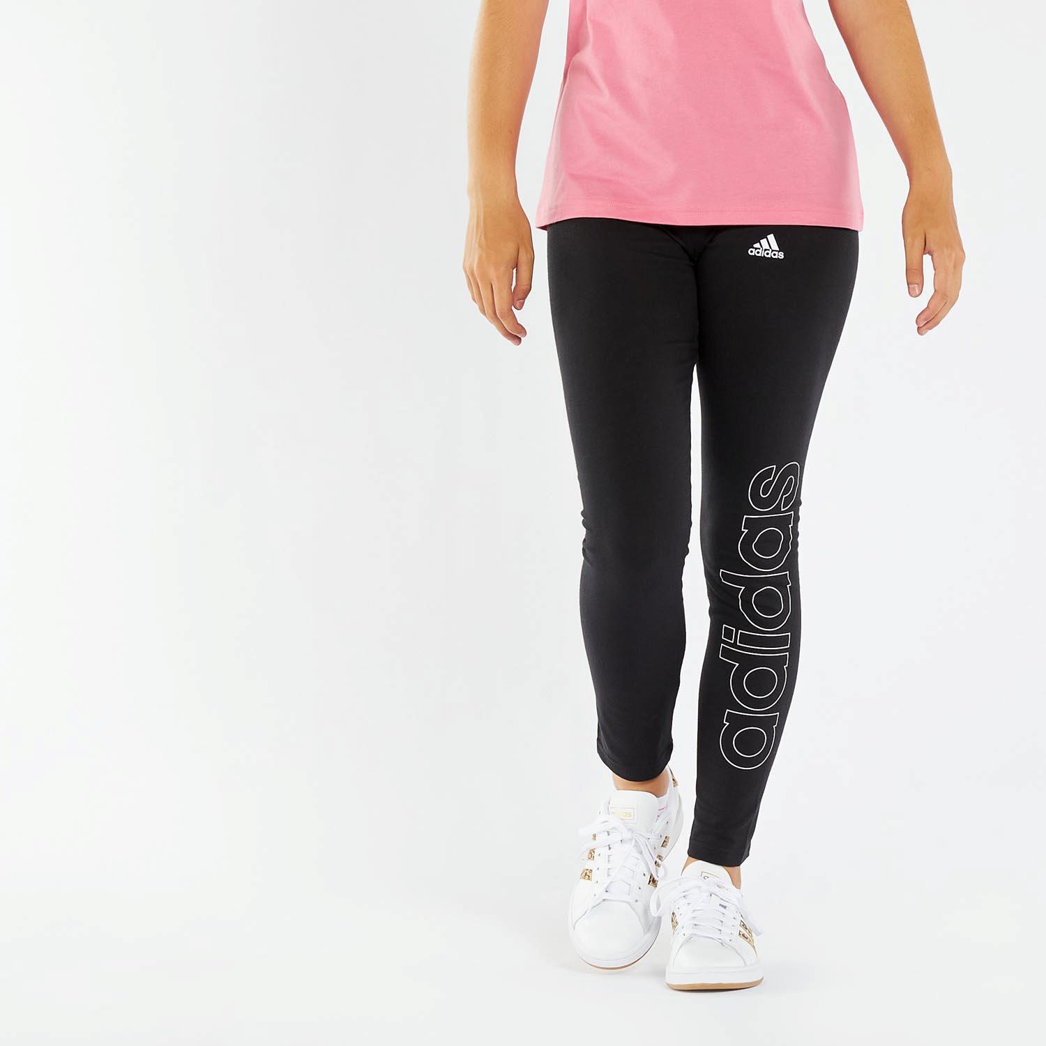 adidas Linear - Noir - Legging fille sports taille 10