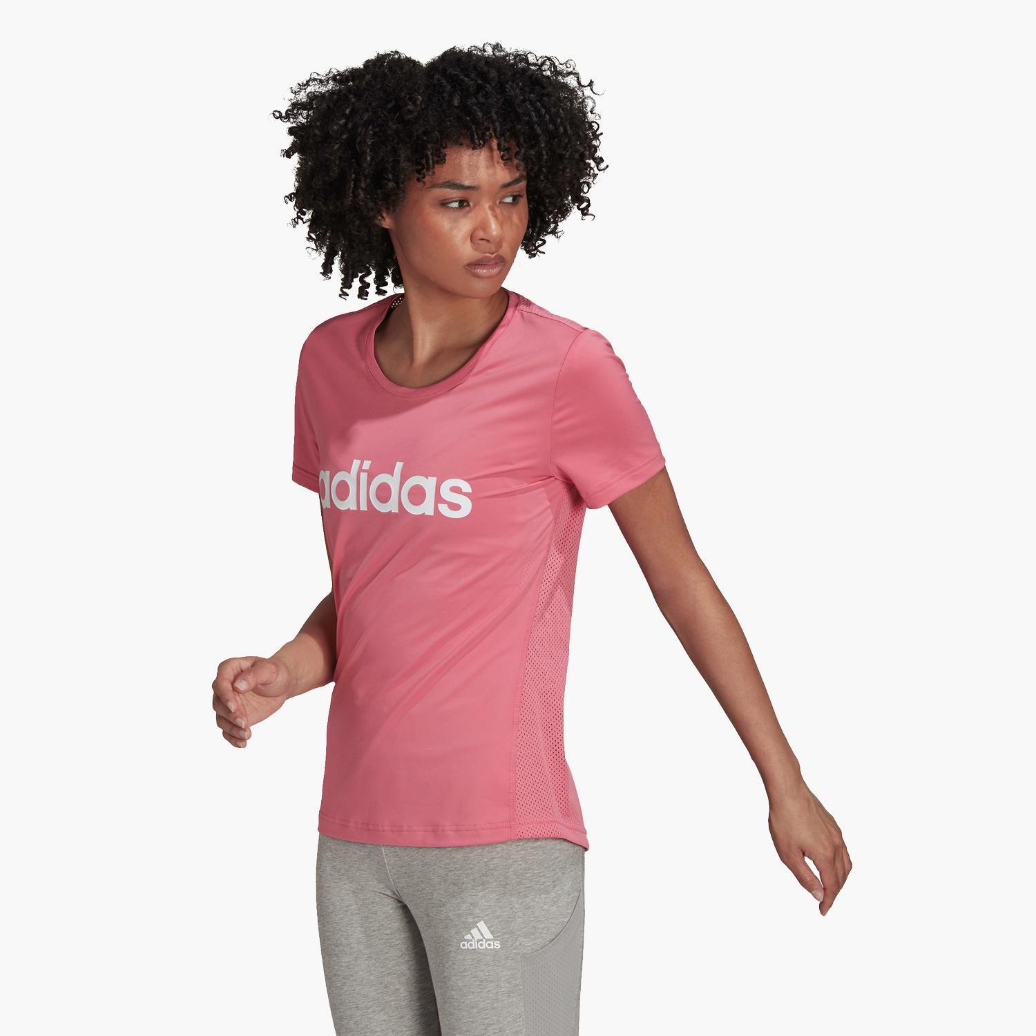 adidas Design 2 Move - Rose - T-shirt femme sports taille XS