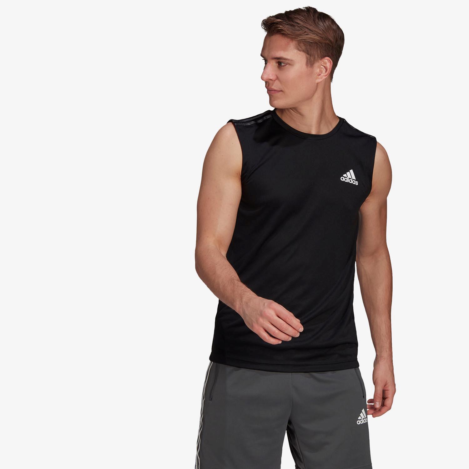 adidas 3S - Noir - T-shirt Running Homme sports taille L