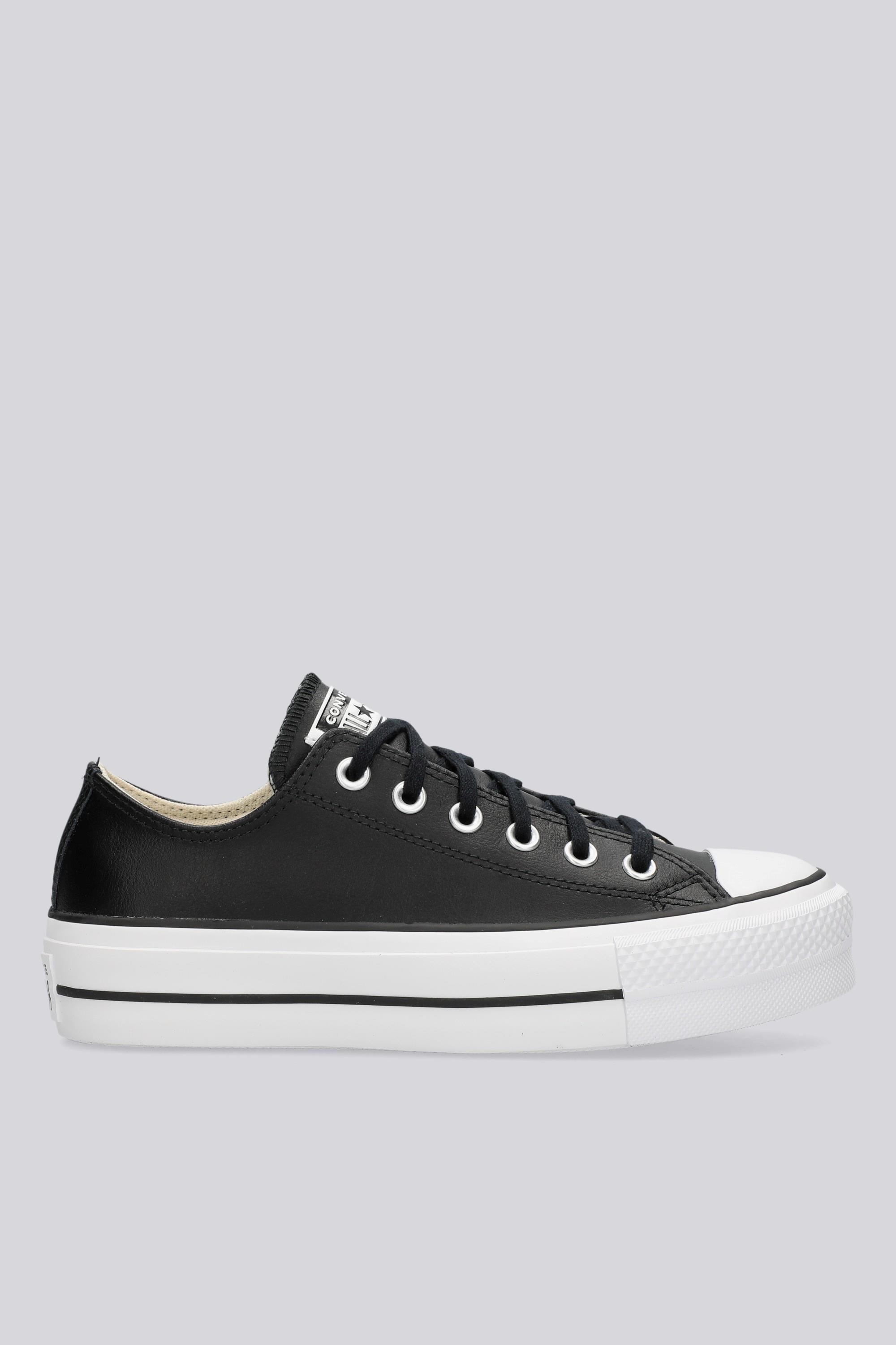 Chuck Taylor Leather - Negras - Zapatillas Plataforma Mujer