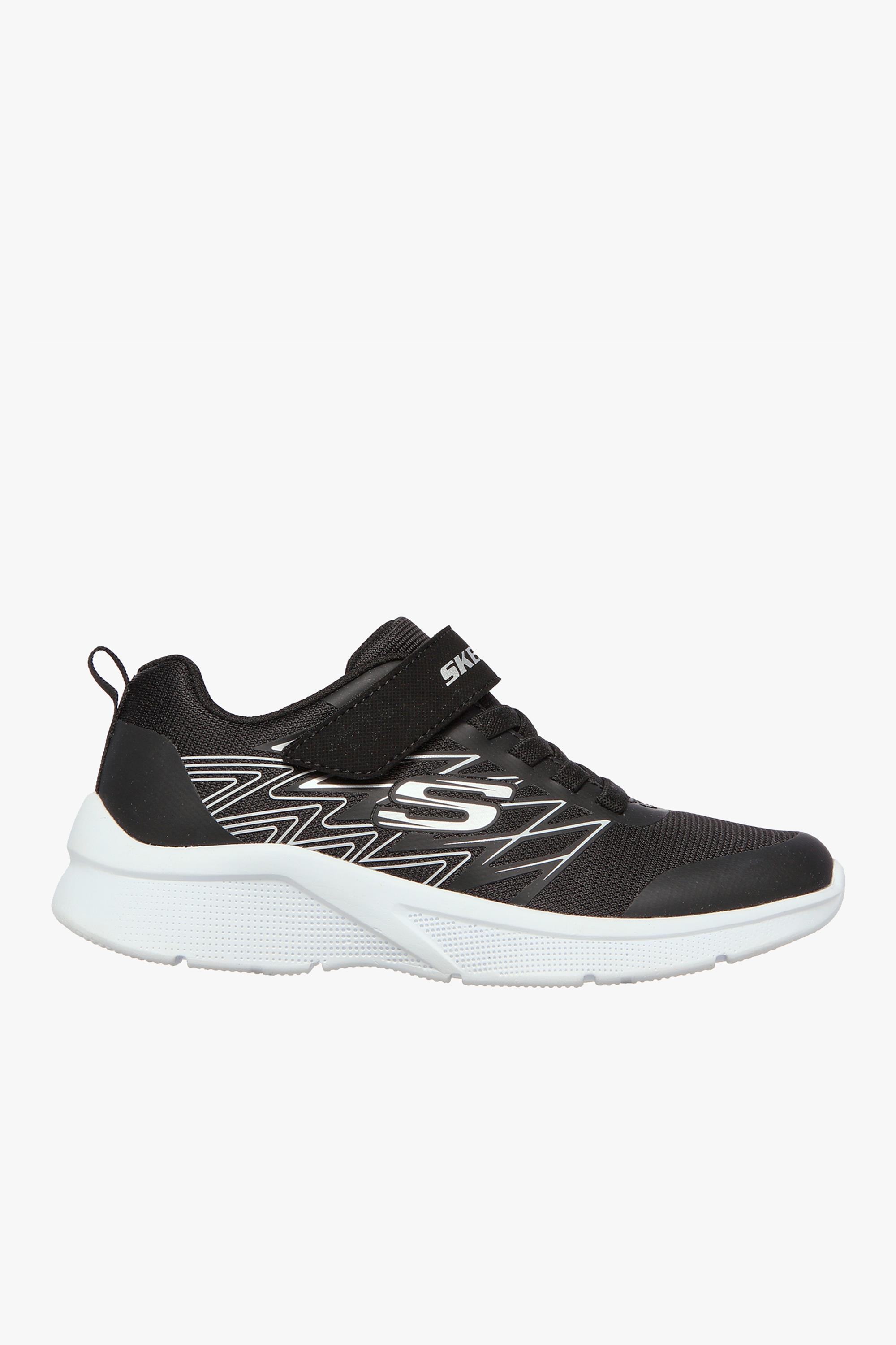 Skechers Microspec Texlor - Negro - Zapatillas Velcro Niño
