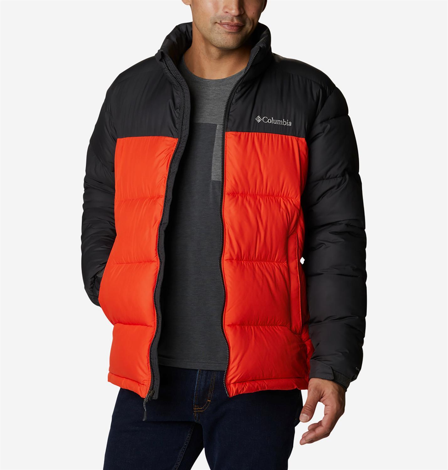 Chaqueta Columbia Pike Lake Hooded rojo negro hombre