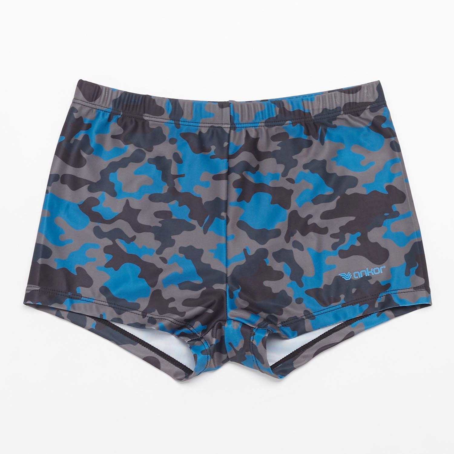 Ankor Jr Bañador Boxer Pol Tech Cloro Natacion - GRIS sports taille 12