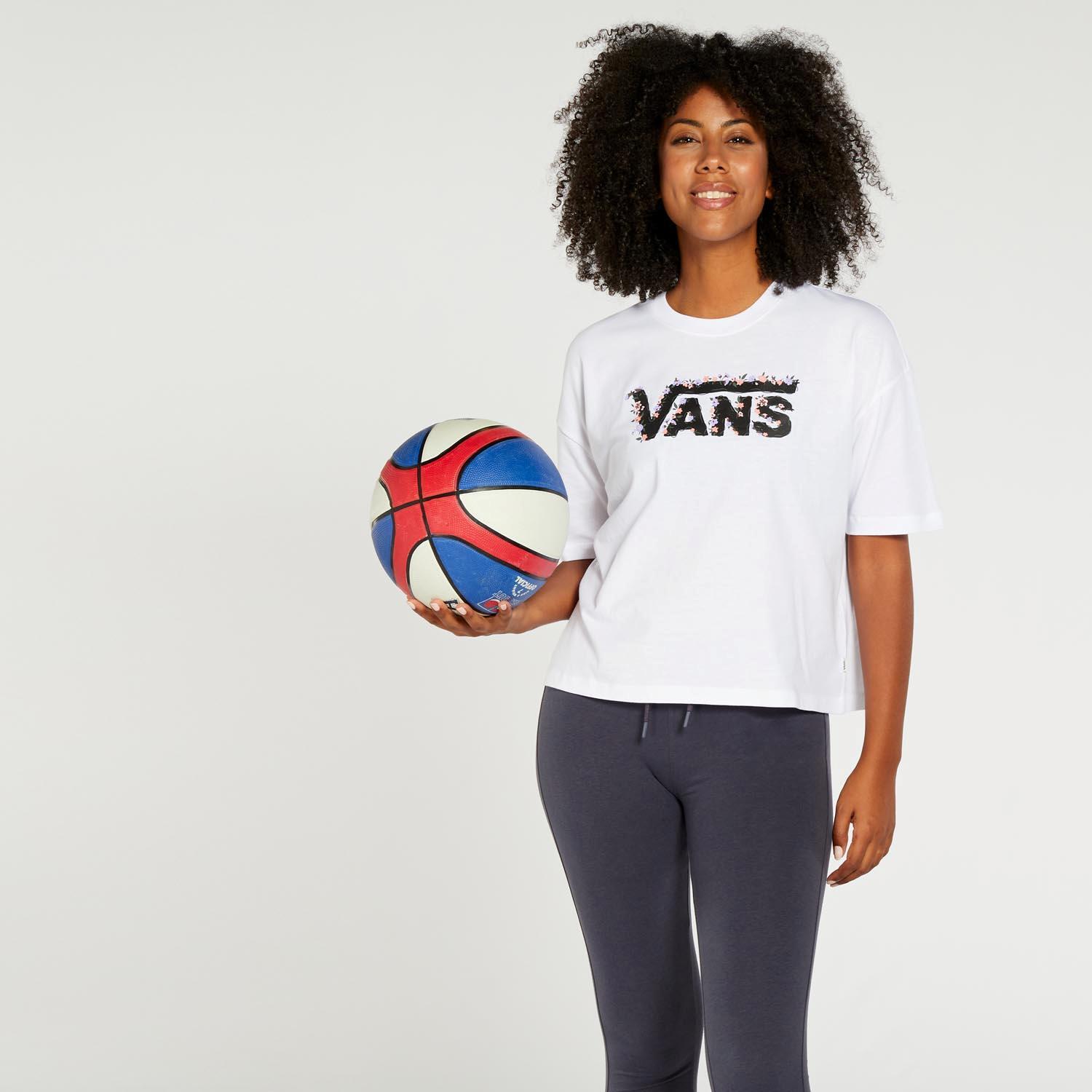 Vans Boxed - Blanco - Camiseta Mujer talla S