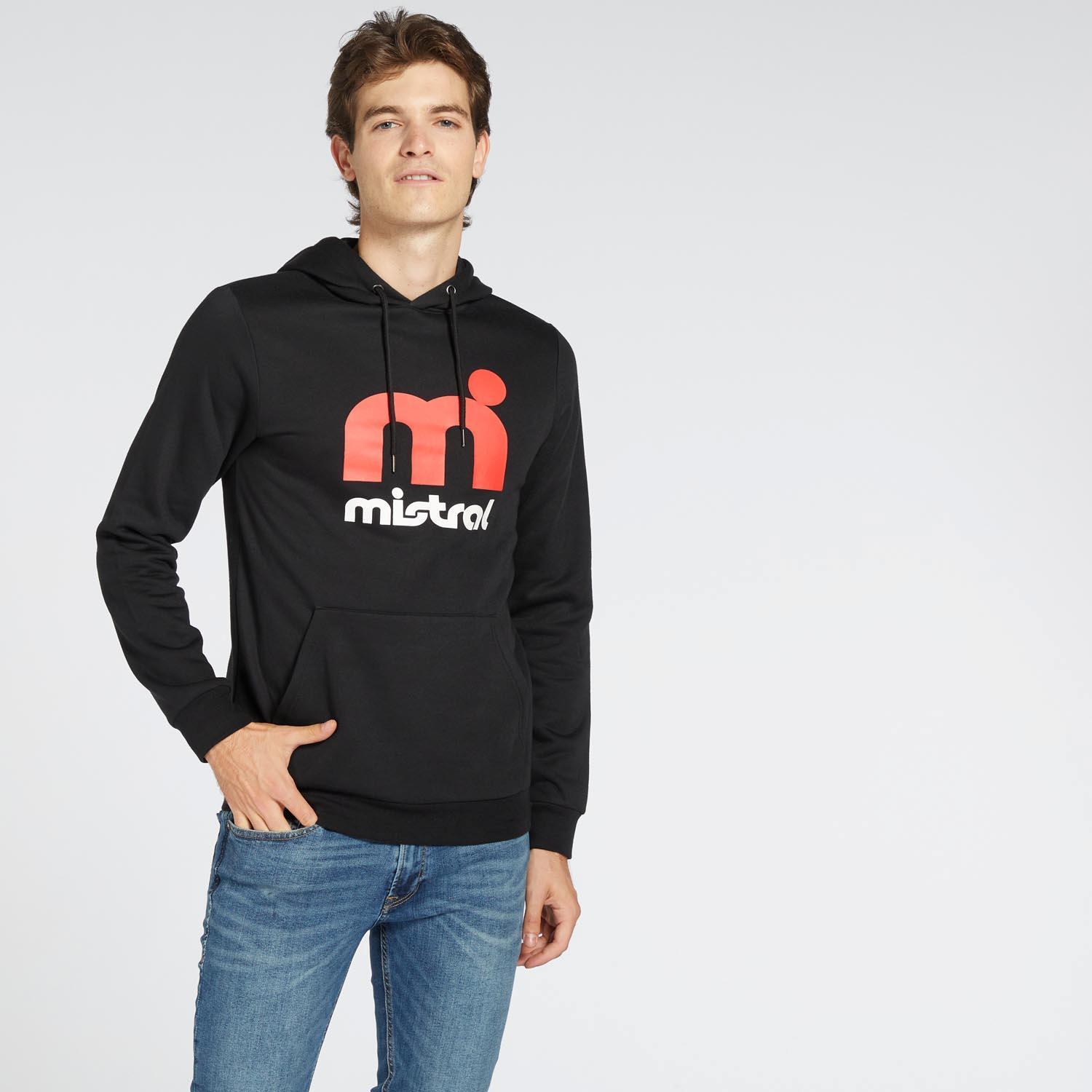 Mistral Logo - Negro - Sudadera Hombre | Sprinter