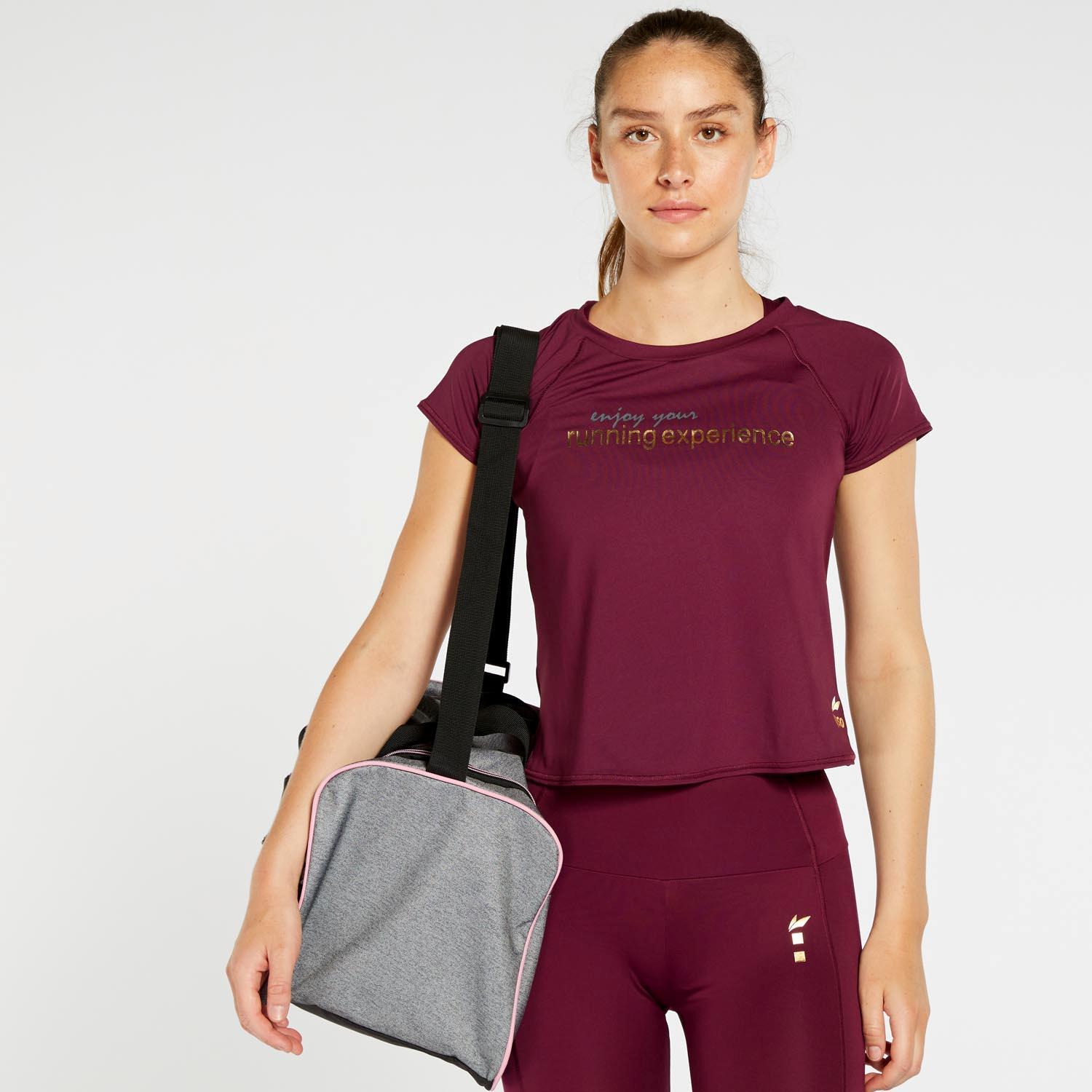 Ipso Experience - Morado - Camiseta Running Mujer talla M
