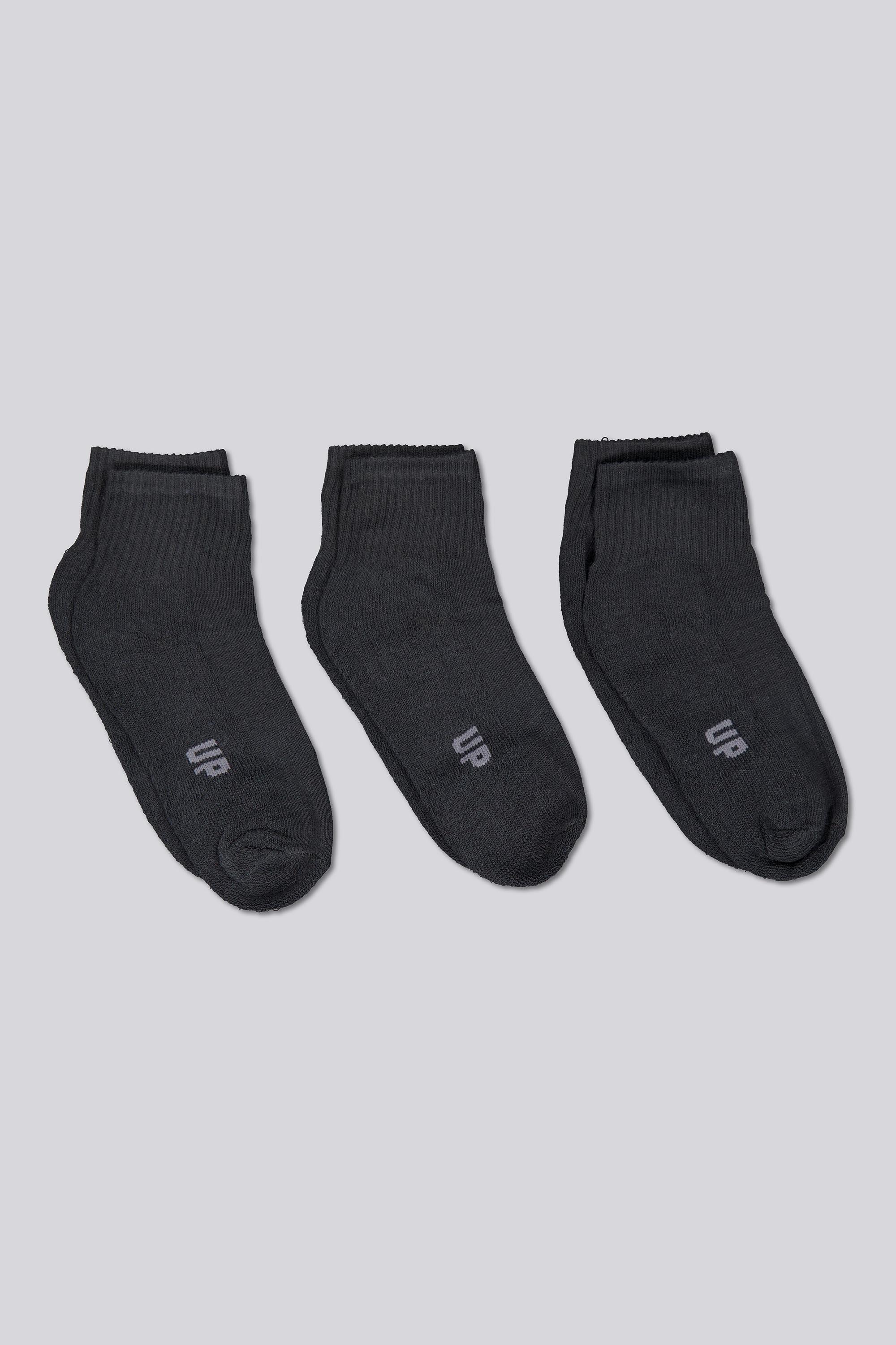 Meias Up - Preto - Pack 3 Rapaz tamanho M