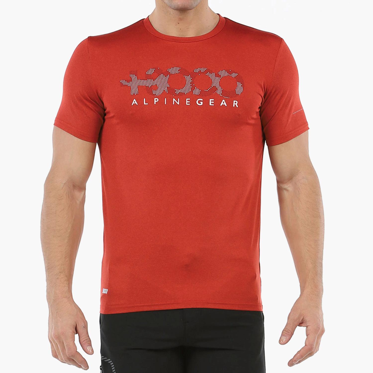 +8000 Wanted 21V - Naranja - Camiseta Montaña Hombre talla M