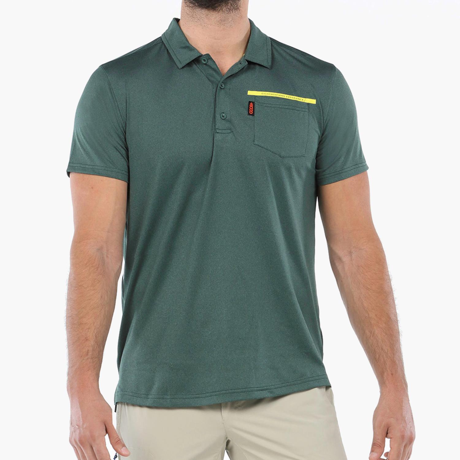 + 8000 Guacama - Verde - Polo Hombre talla L