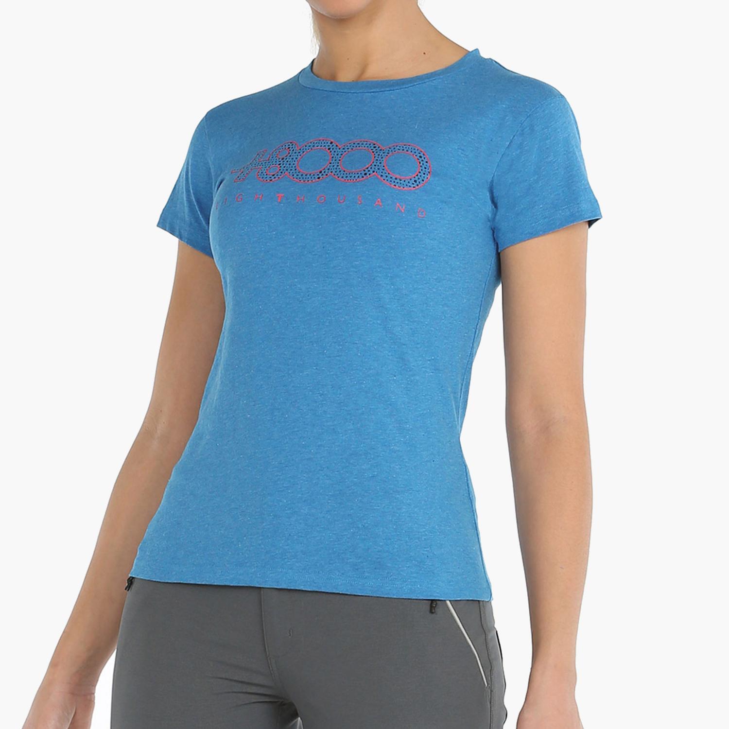 +8000 Forqueta 21V - Azul - Camiseta Montaña Mujer talla L