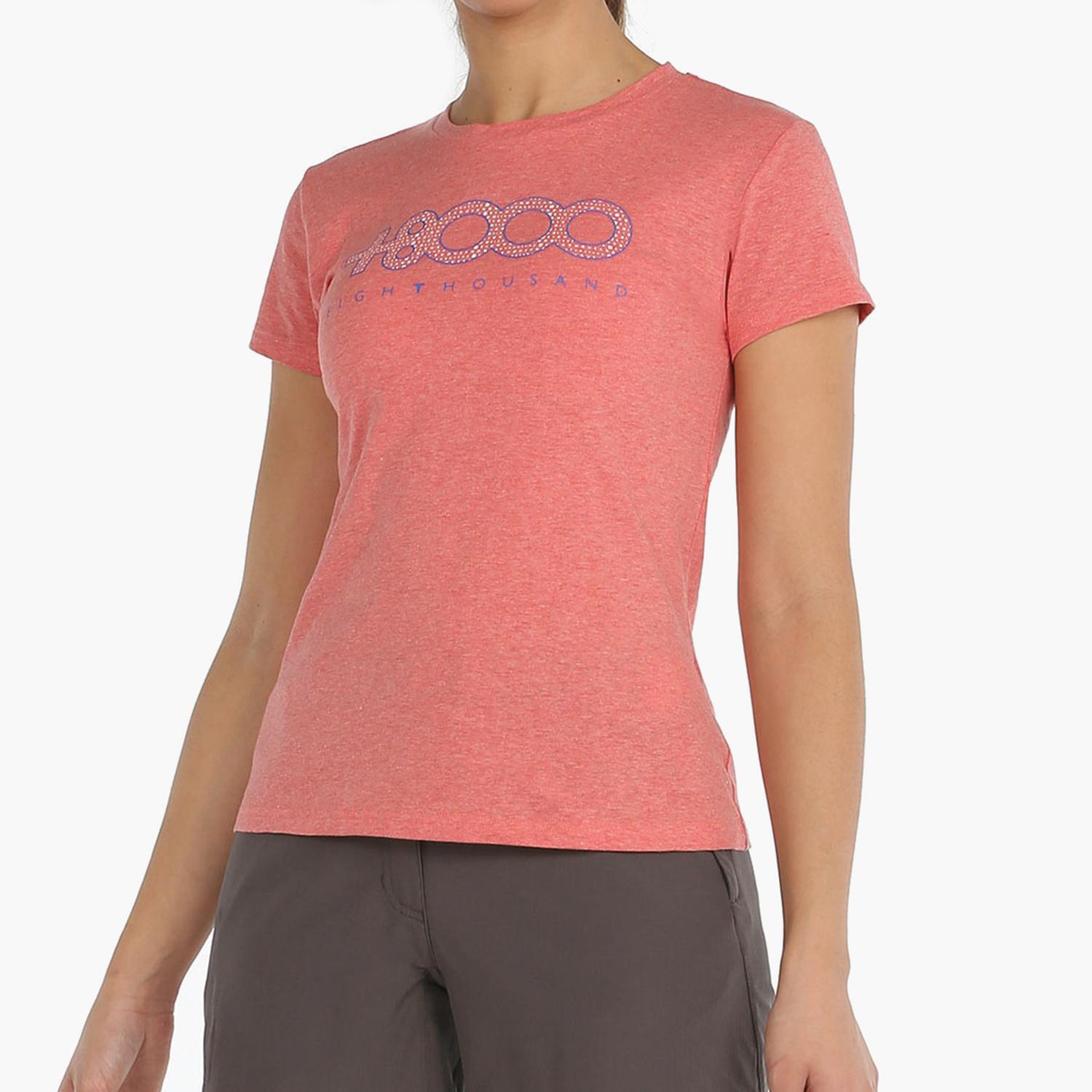 +8000 Forqueta 21V - Rosa - Camiseta Montaña Mujer talla XL