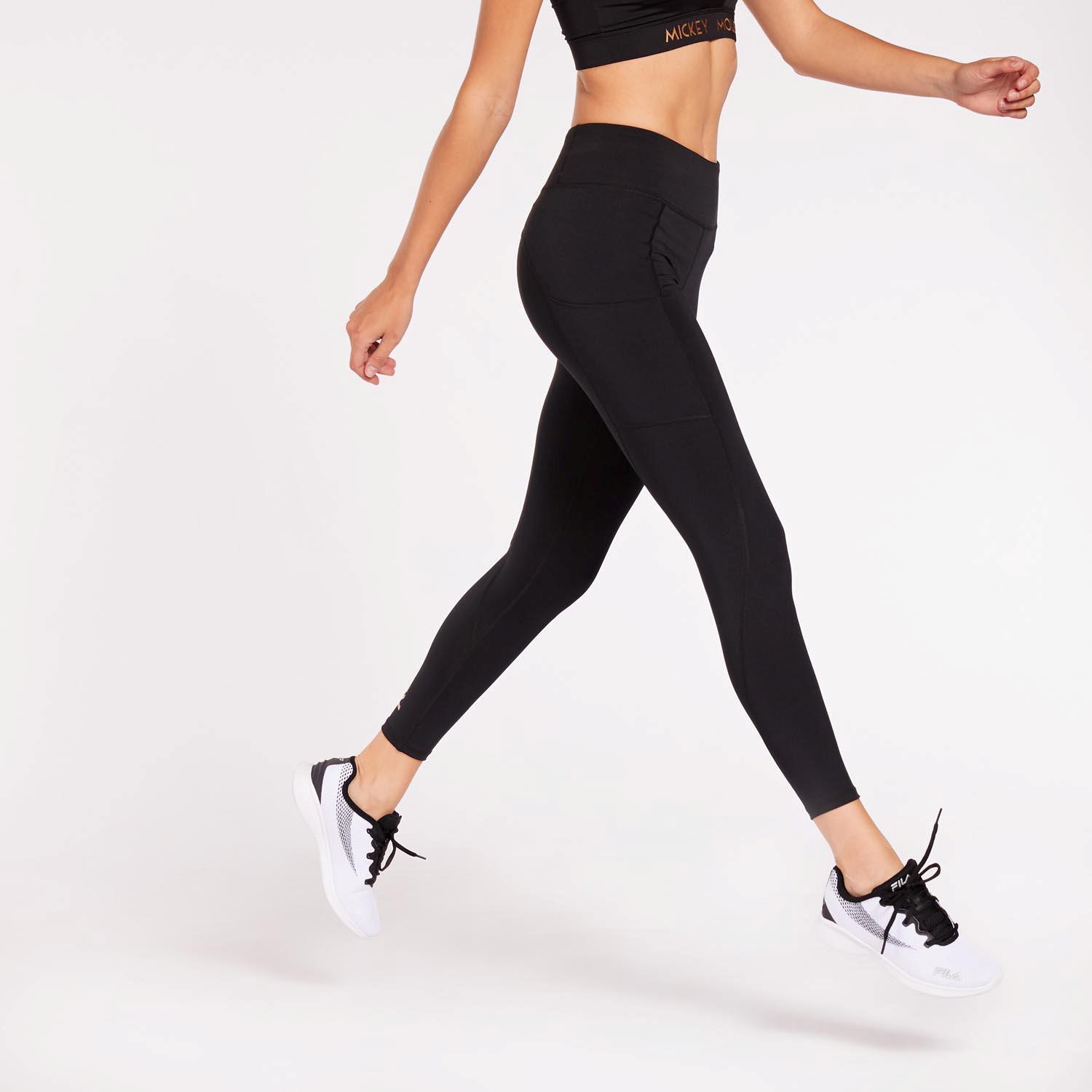 Mallas Mickey - Negros - Mallas Fitness Mujer talla XL