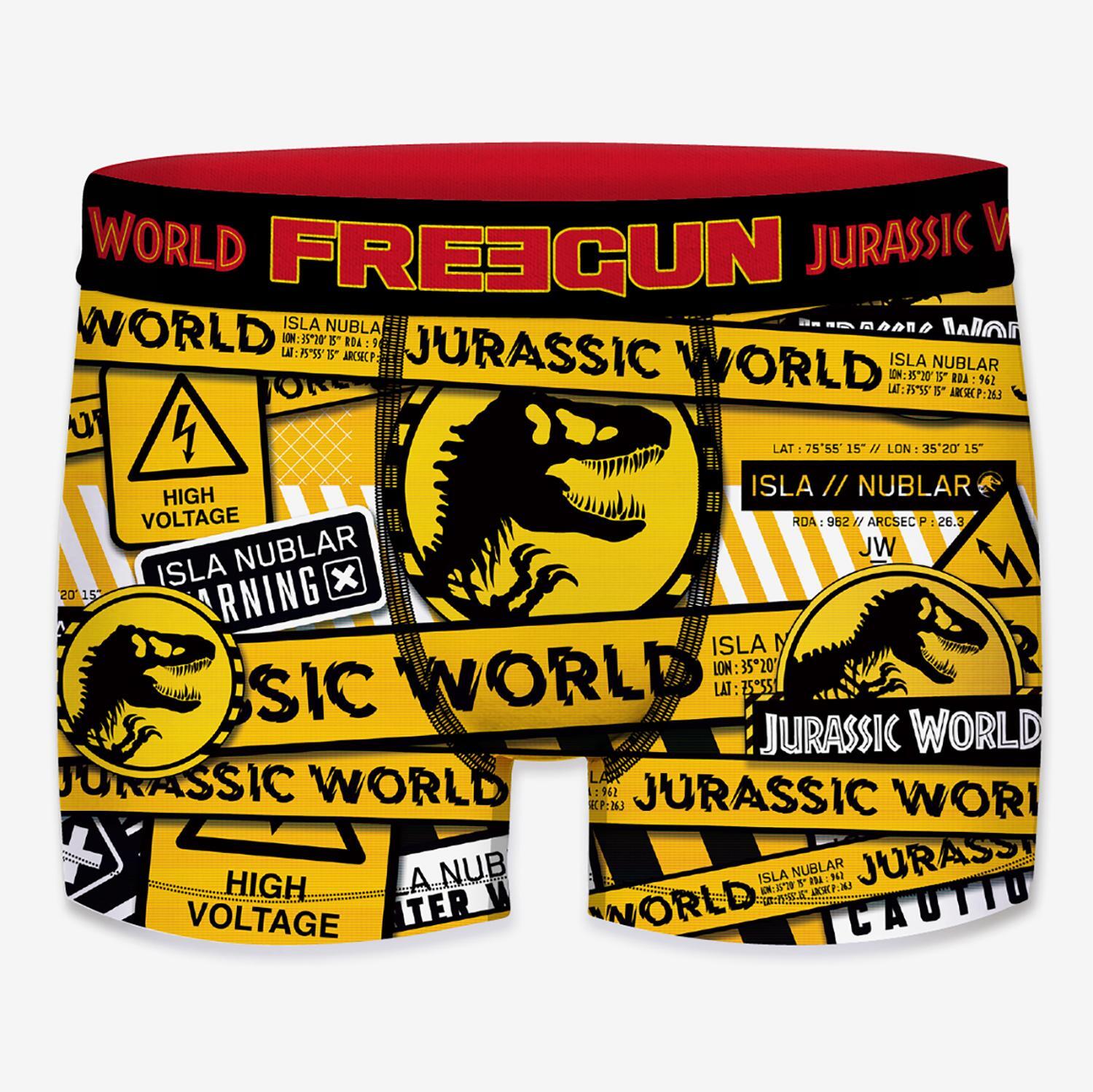 Boxers Jurassic World Pack 1 - Amarelo - Boxers Homem tamanho S