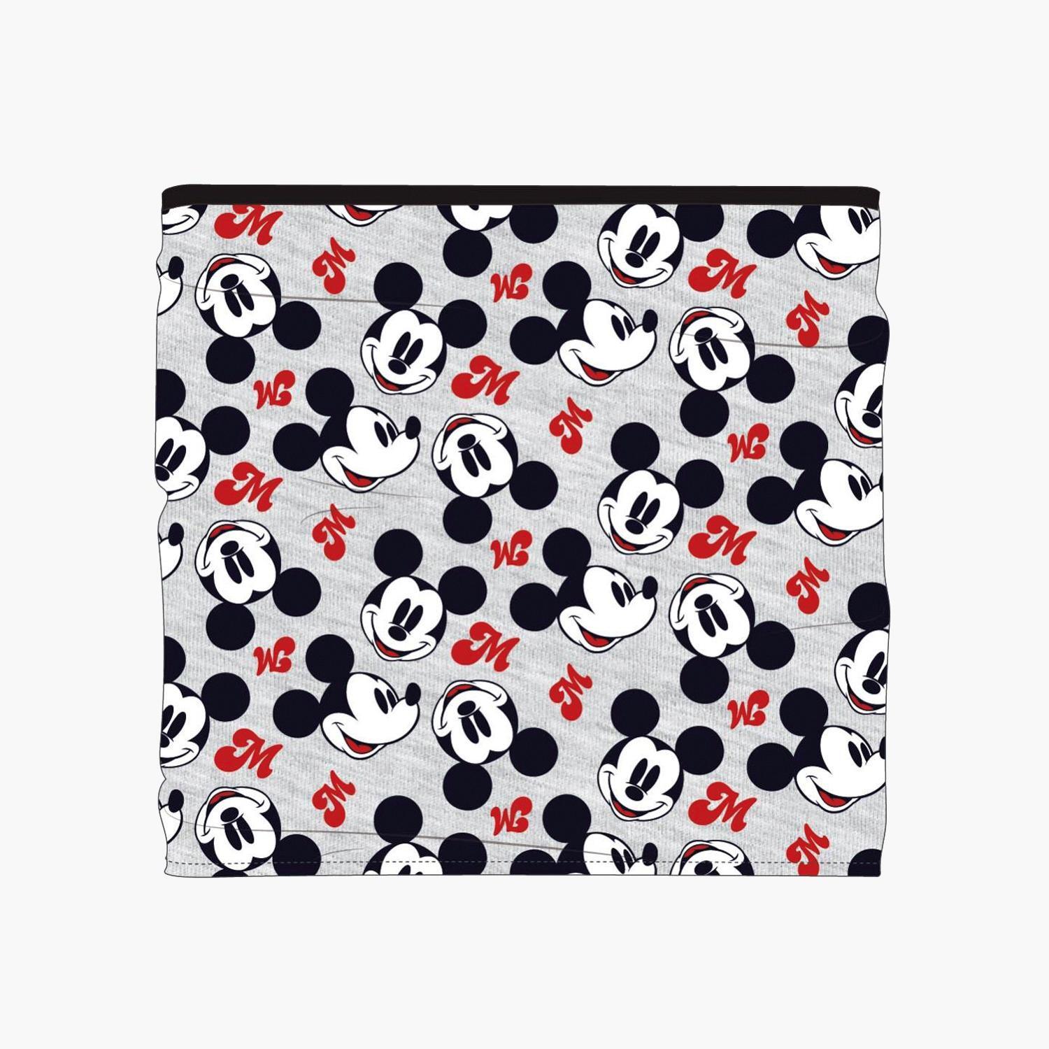 Braga Cuello Mickey - Gris - Bufanda Tubular Niñ@ talla T.U.