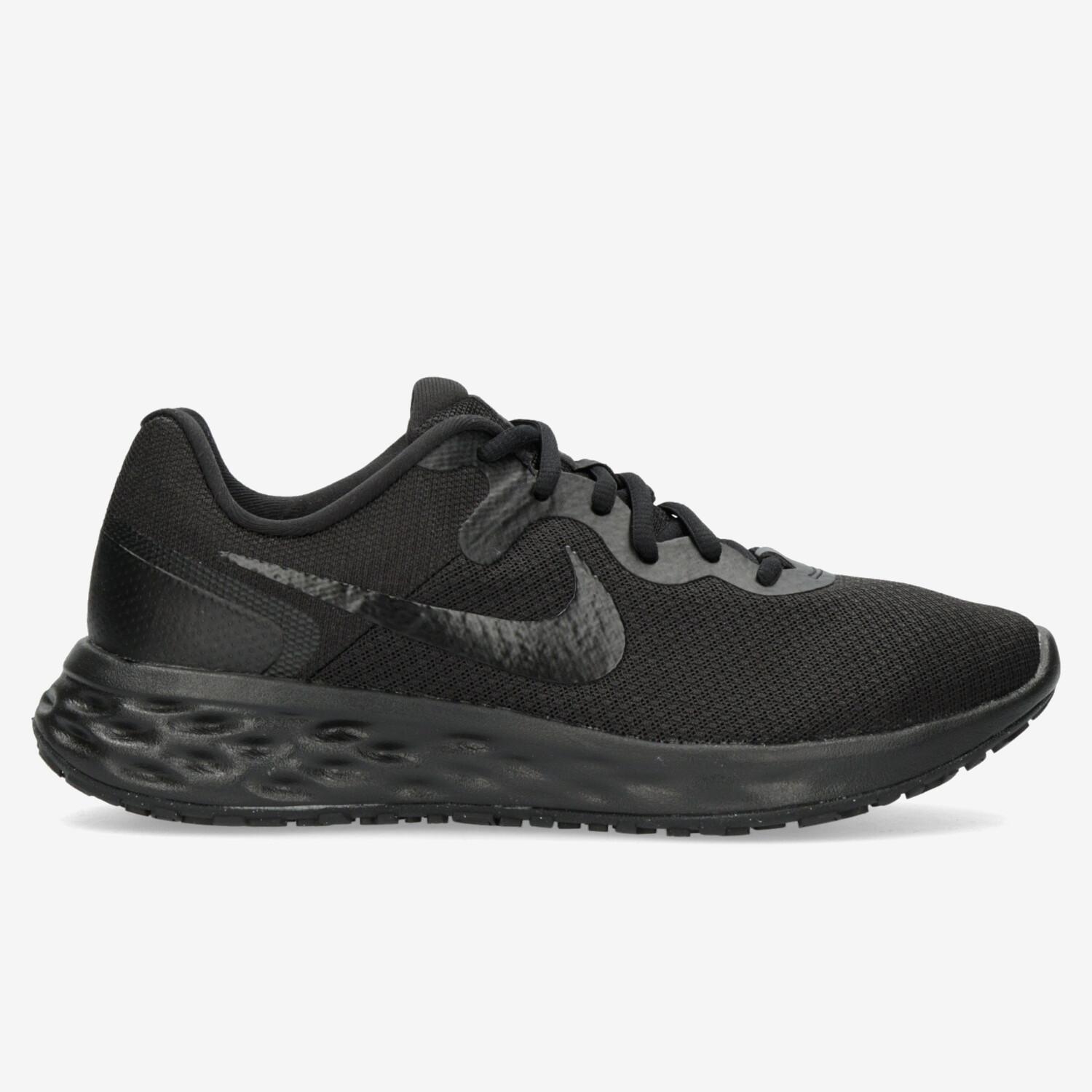Nike Revolution 6 - Negras - Zapatillas Running Hombre