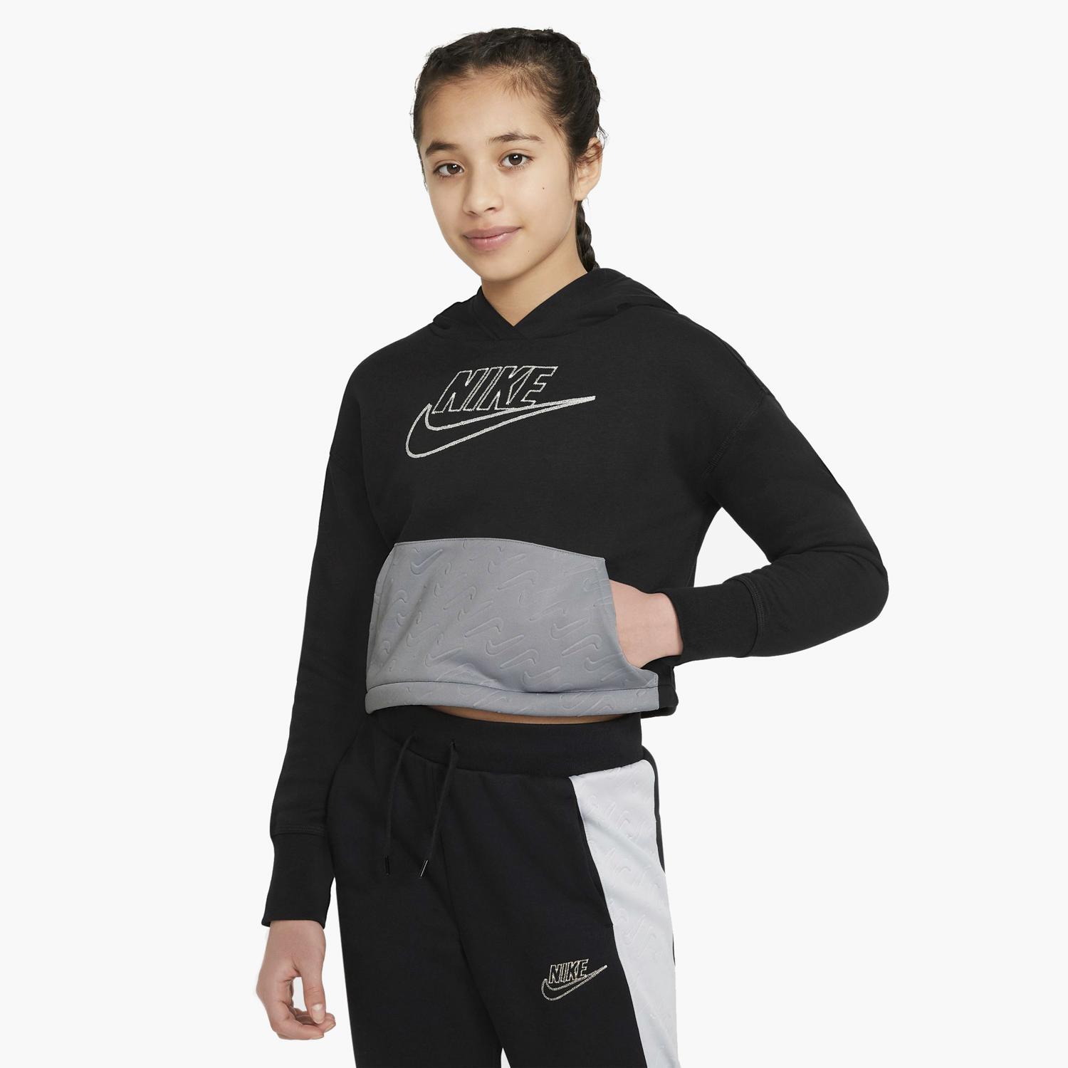 Nike Club - Negro - Sudadera Capucha Chica | Sprinter