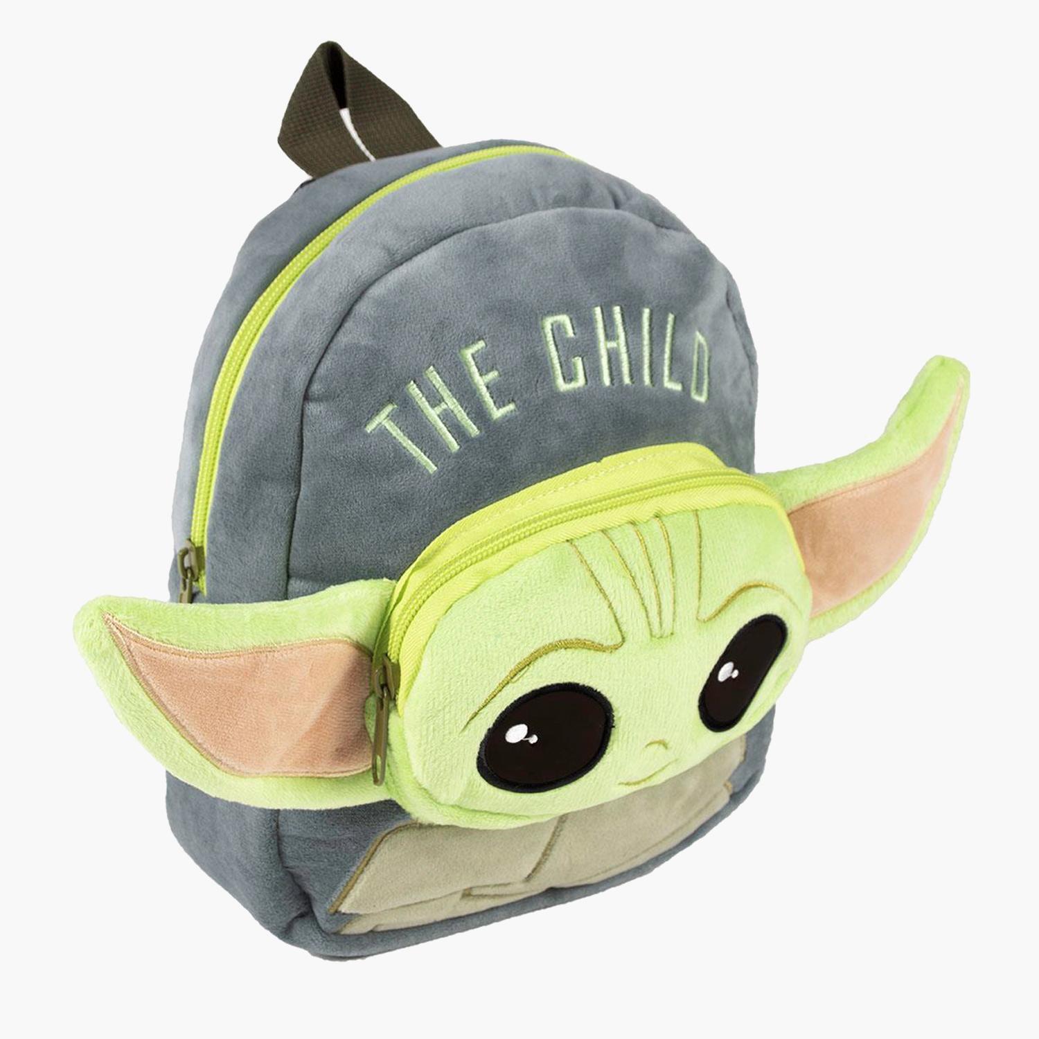 Minimochila Baby Yoda - Gris - Mochila Pequeña Star Wars talla T.U.