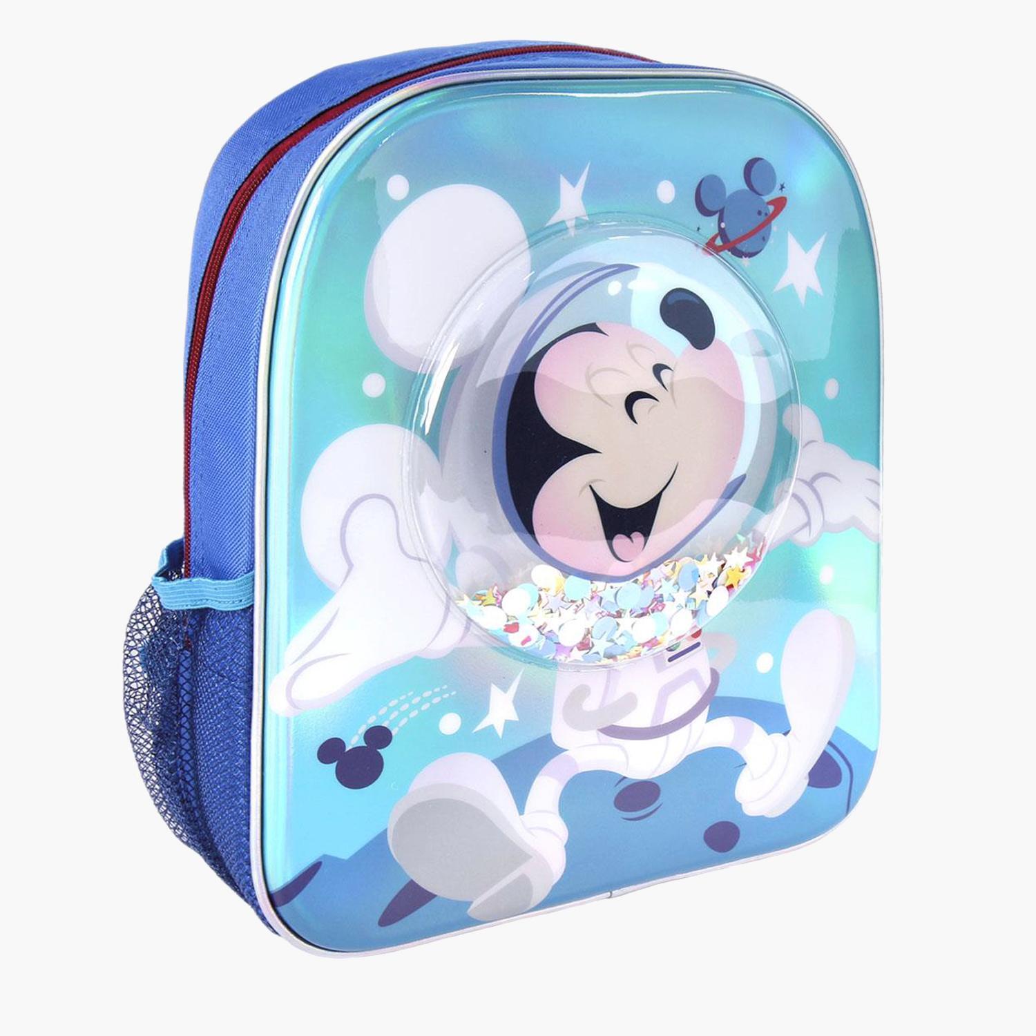 Minimochila Mickey - Azul - Mochila Pequeña Disney talla T.U.