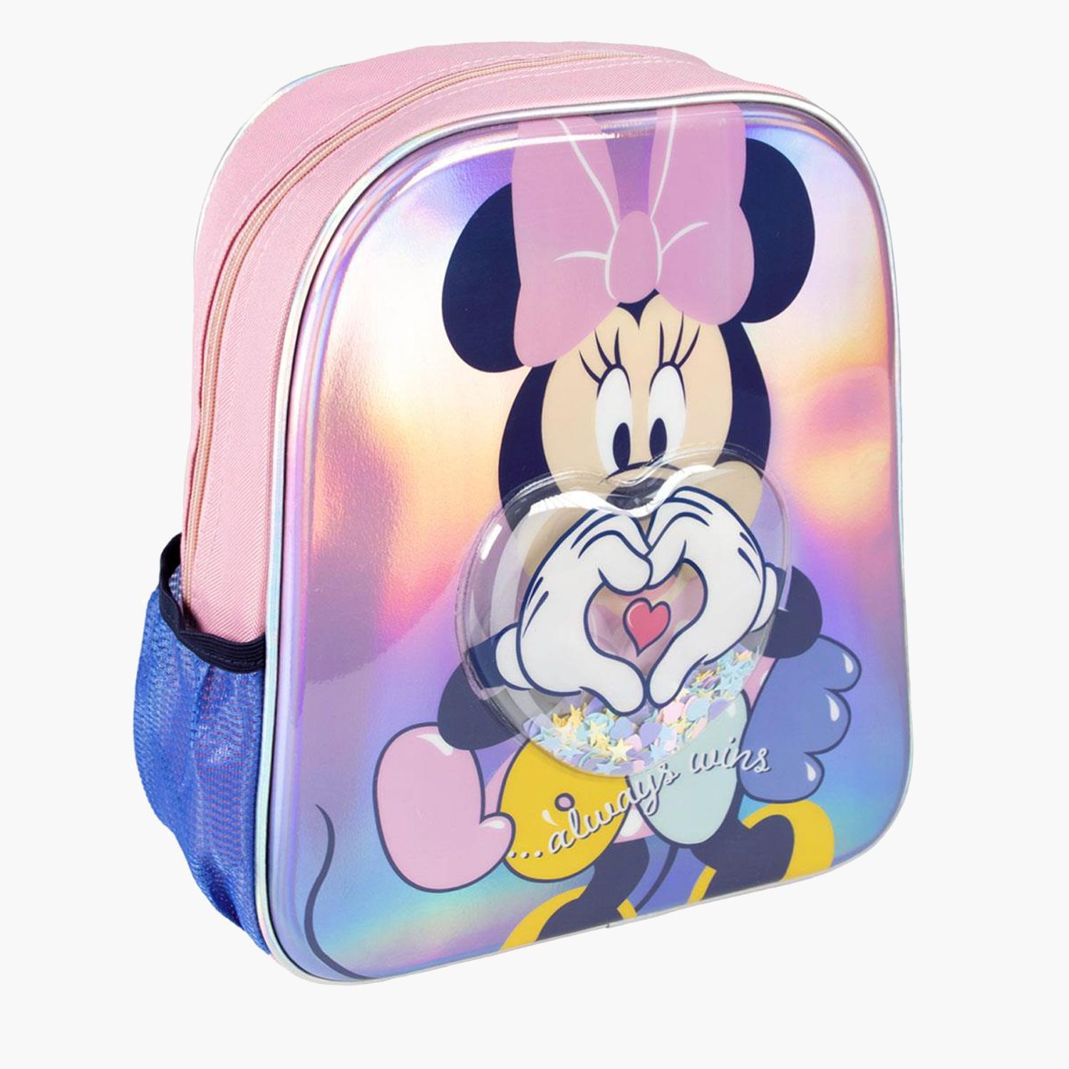 Minimochila Minnie - Colores - Mochila Pequeña Disney talla T.U.