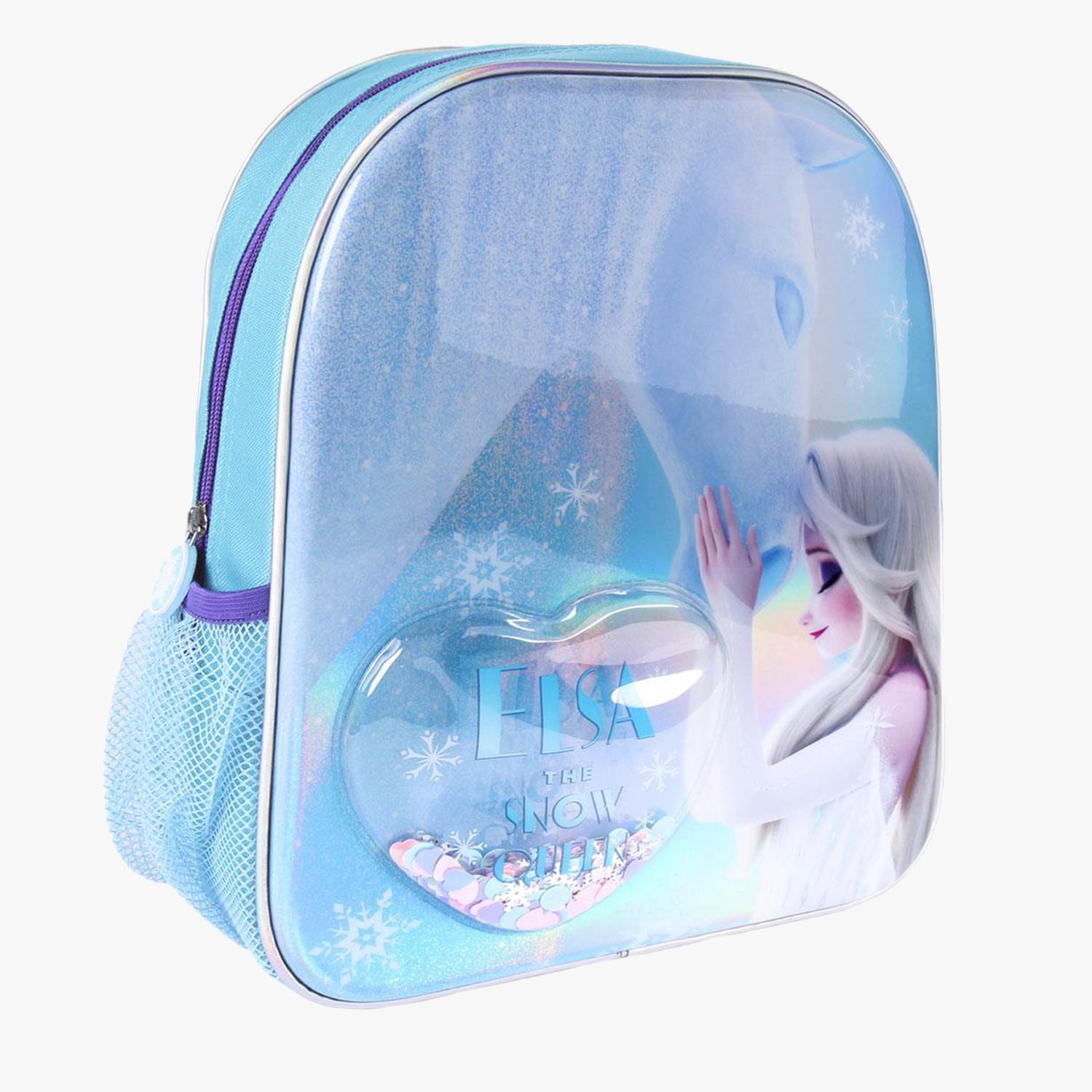 Minimochila Frozen 2 - Celeste - Mochila Pequeña Disney talla T.U.