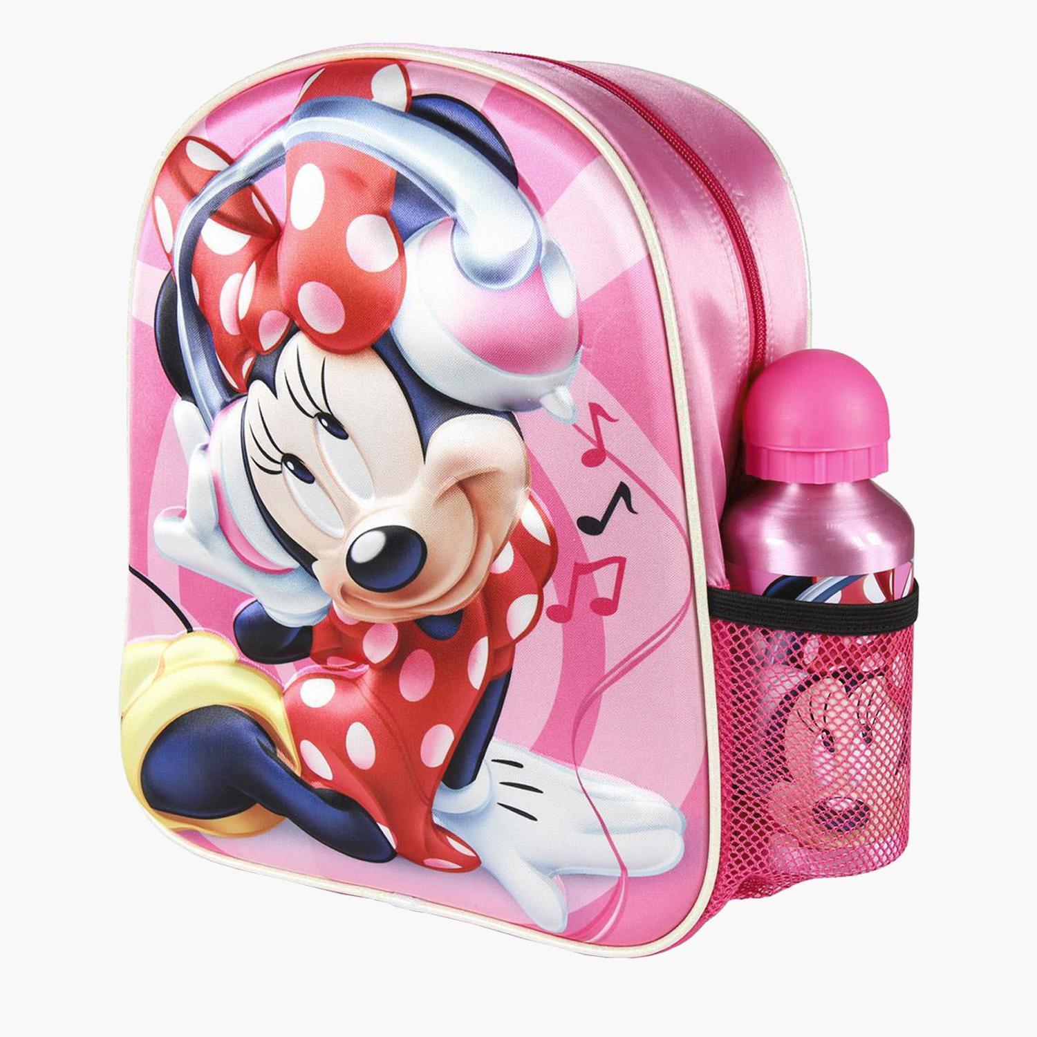 Minimochila Minnie - Fresa - Mochila Pequeña Disney talla T.U.