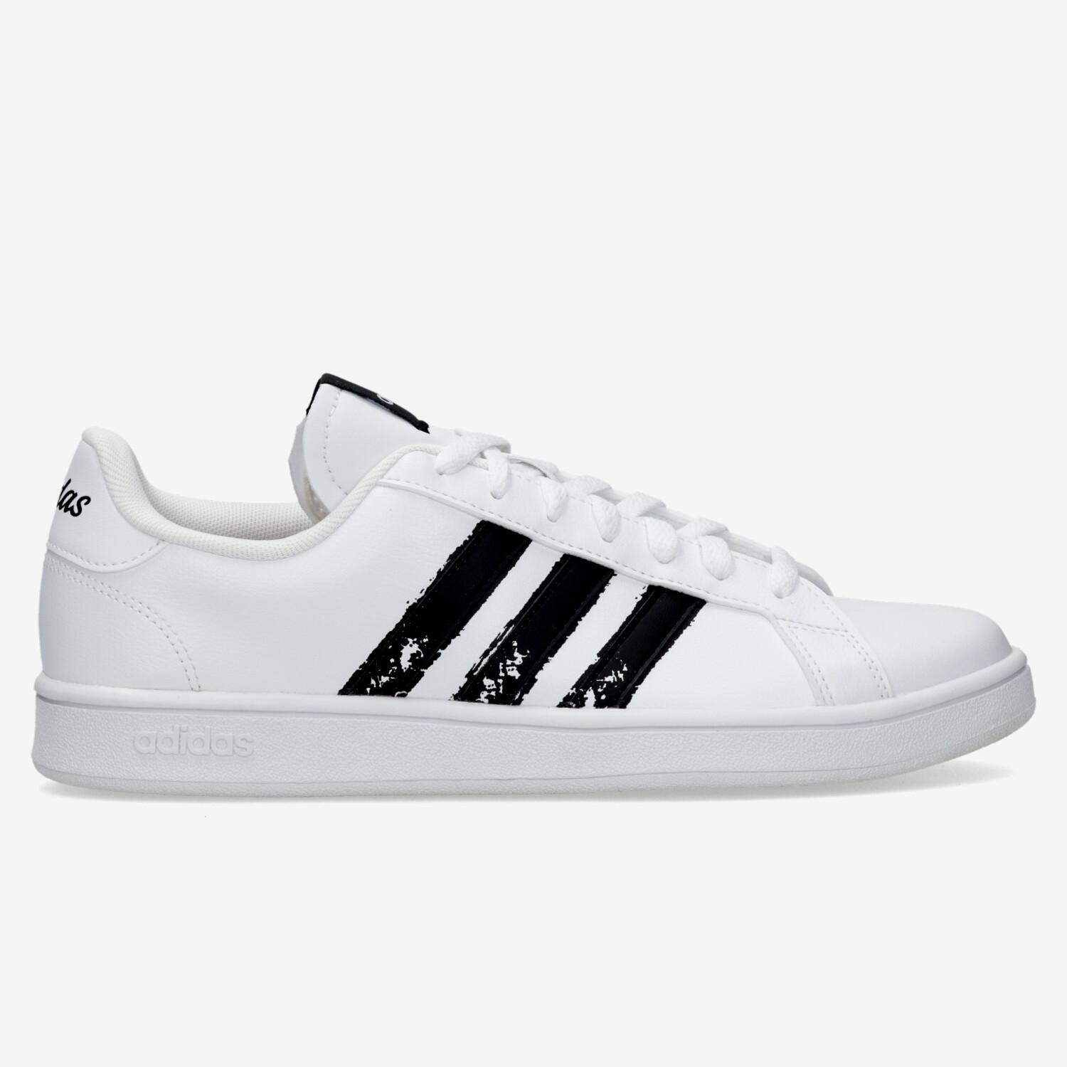 adidas Grand Court Base - Blanches - Chaussures Homme sports taille 46.5