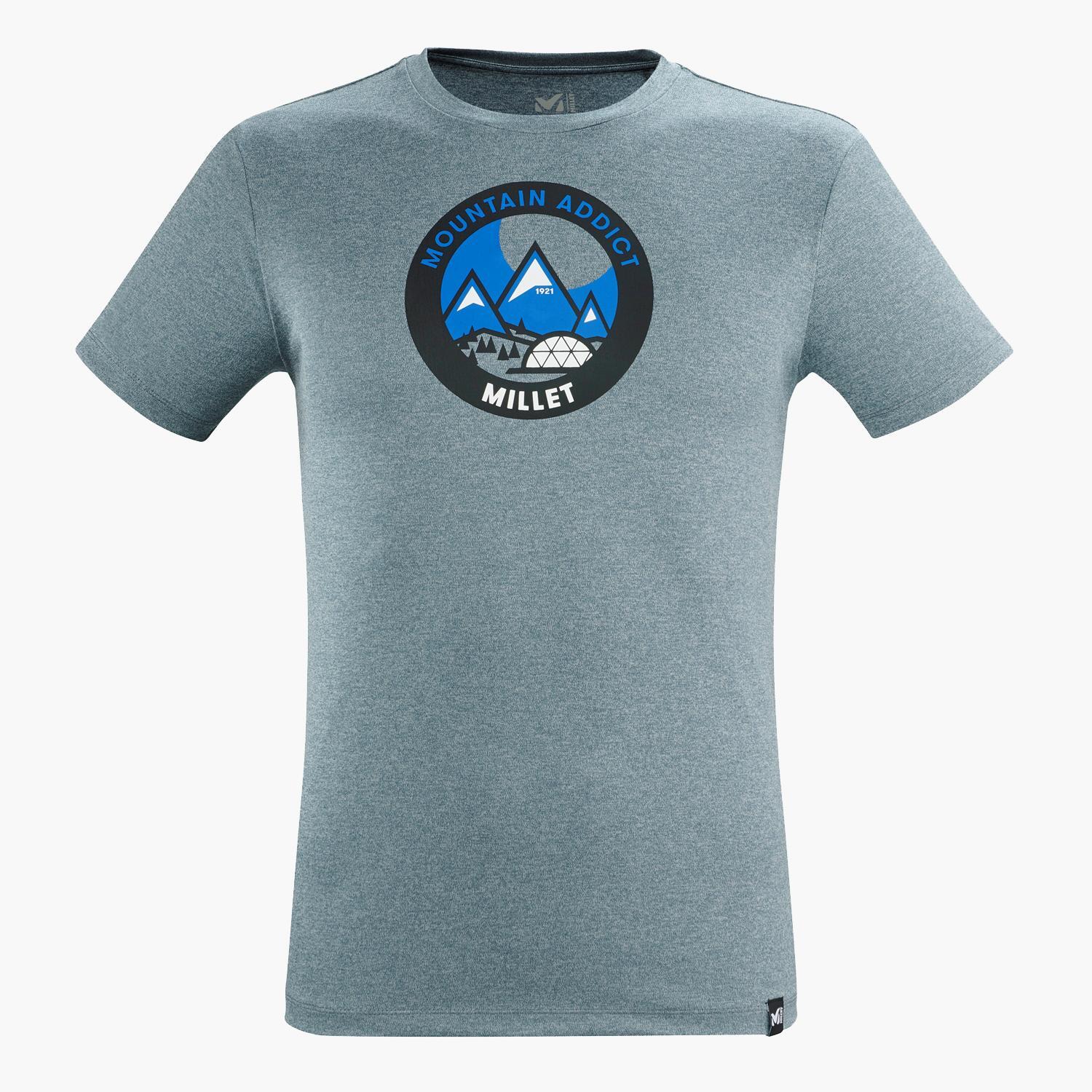 T-shirt  Dreamy Peaks - Cinza - Montanha Homem tamanho M