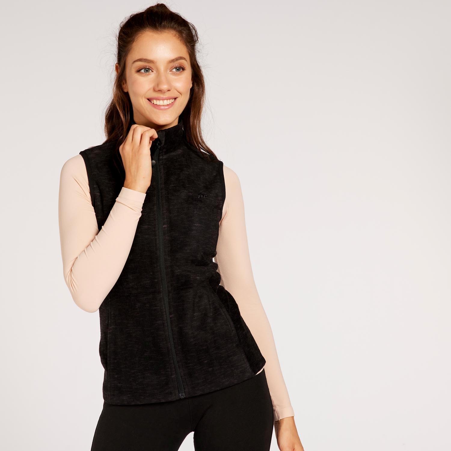 Up Basic-Noir-Gilet polaire femme sports taille S