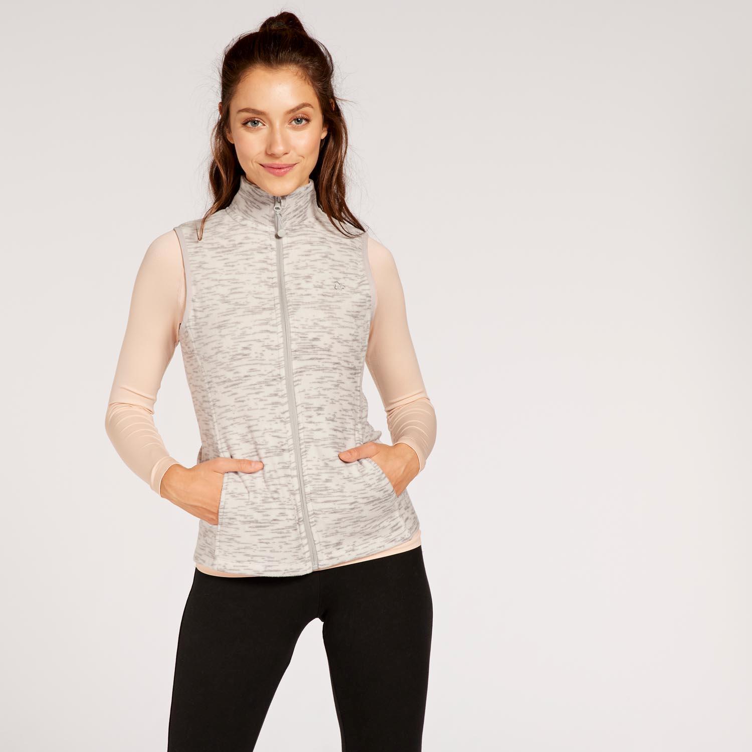 Up Basic-Gris-Gilet polaire Femme sports taille XL