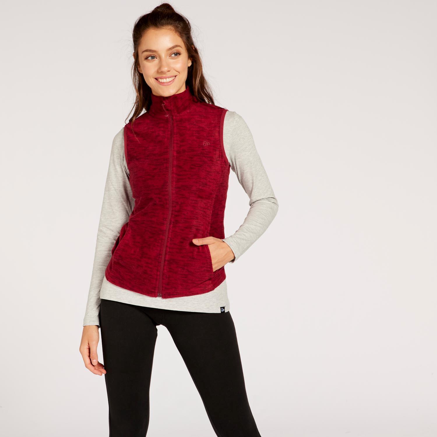 Up Basic-Rouge-Gilet polaire femme sports taille S