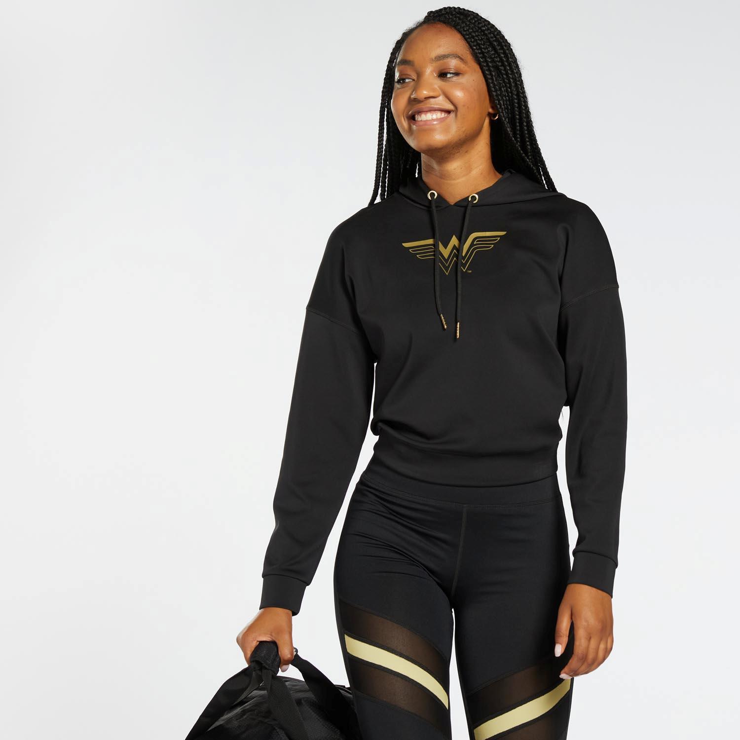 Sudadera Wonder Woman - Negro - Sudadera Mujer Dc Comics talla S