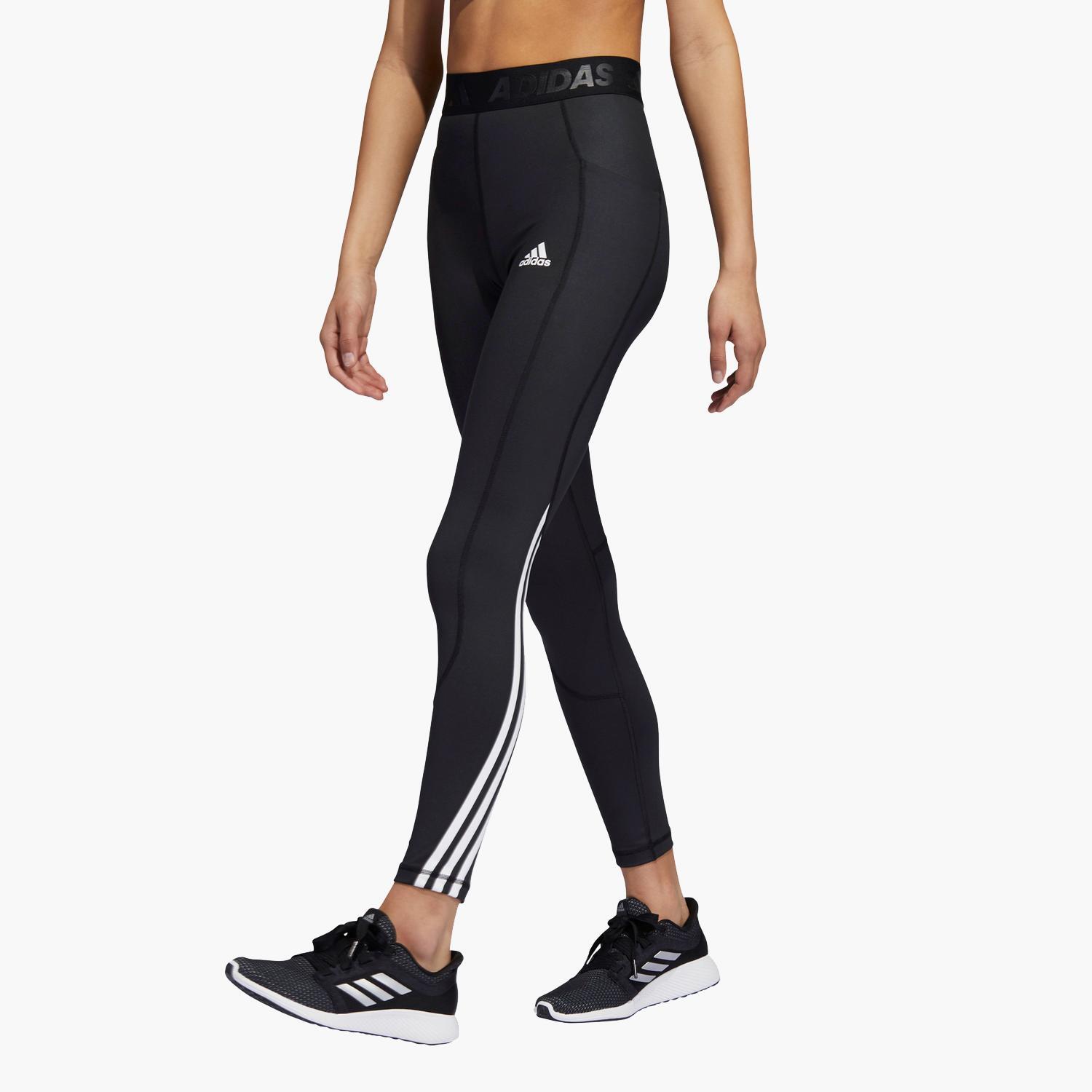adidas Techfit 3 Bandes - Noir - Collants Fitness Femme sports taille S