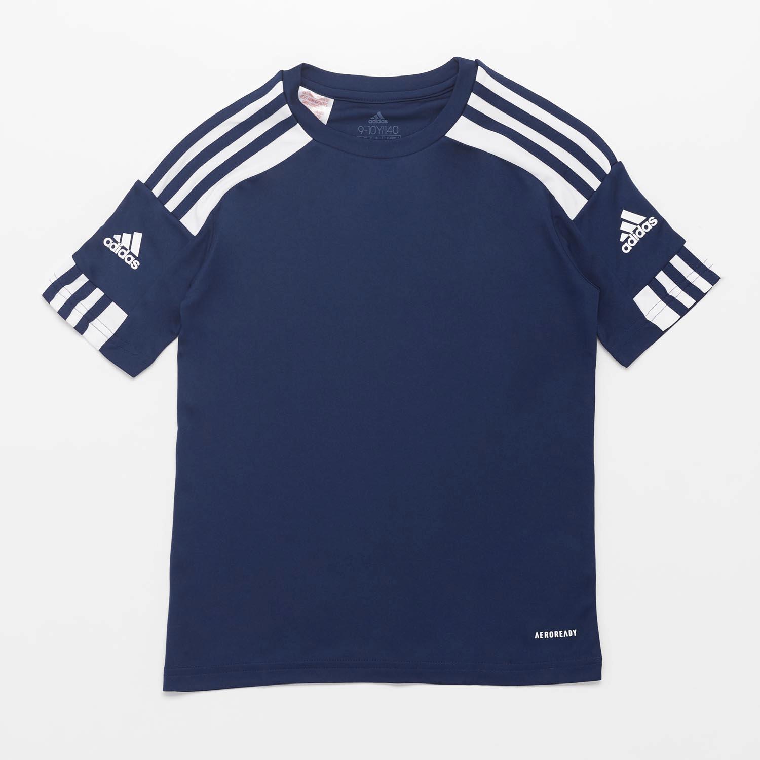 adidas Squadra 21 - Bleu Marine - T-shirt de football pour garçon sports taille 8