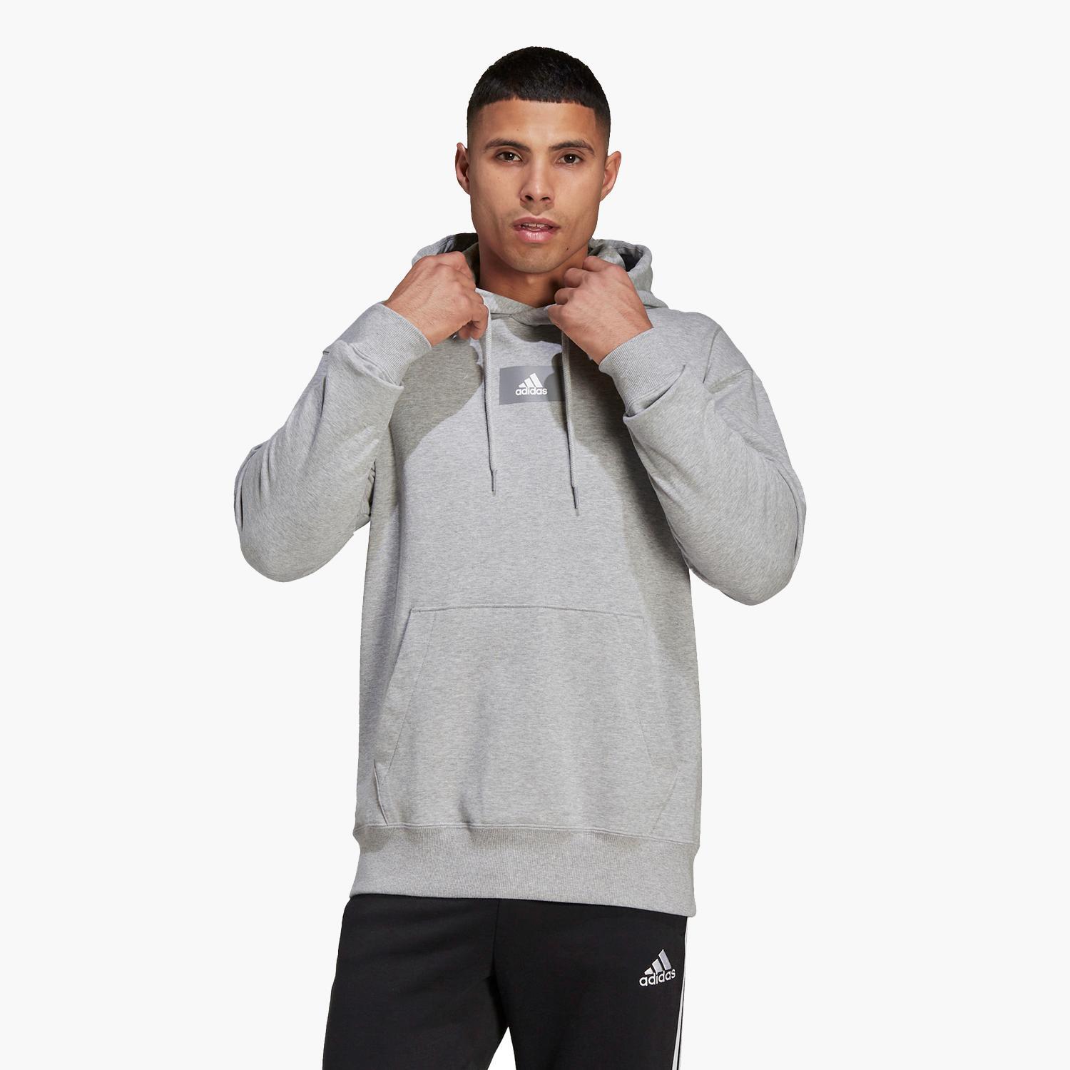 adidas Feelvivid - Gris - Sweat-shirt Capuche Homme sports taille M
